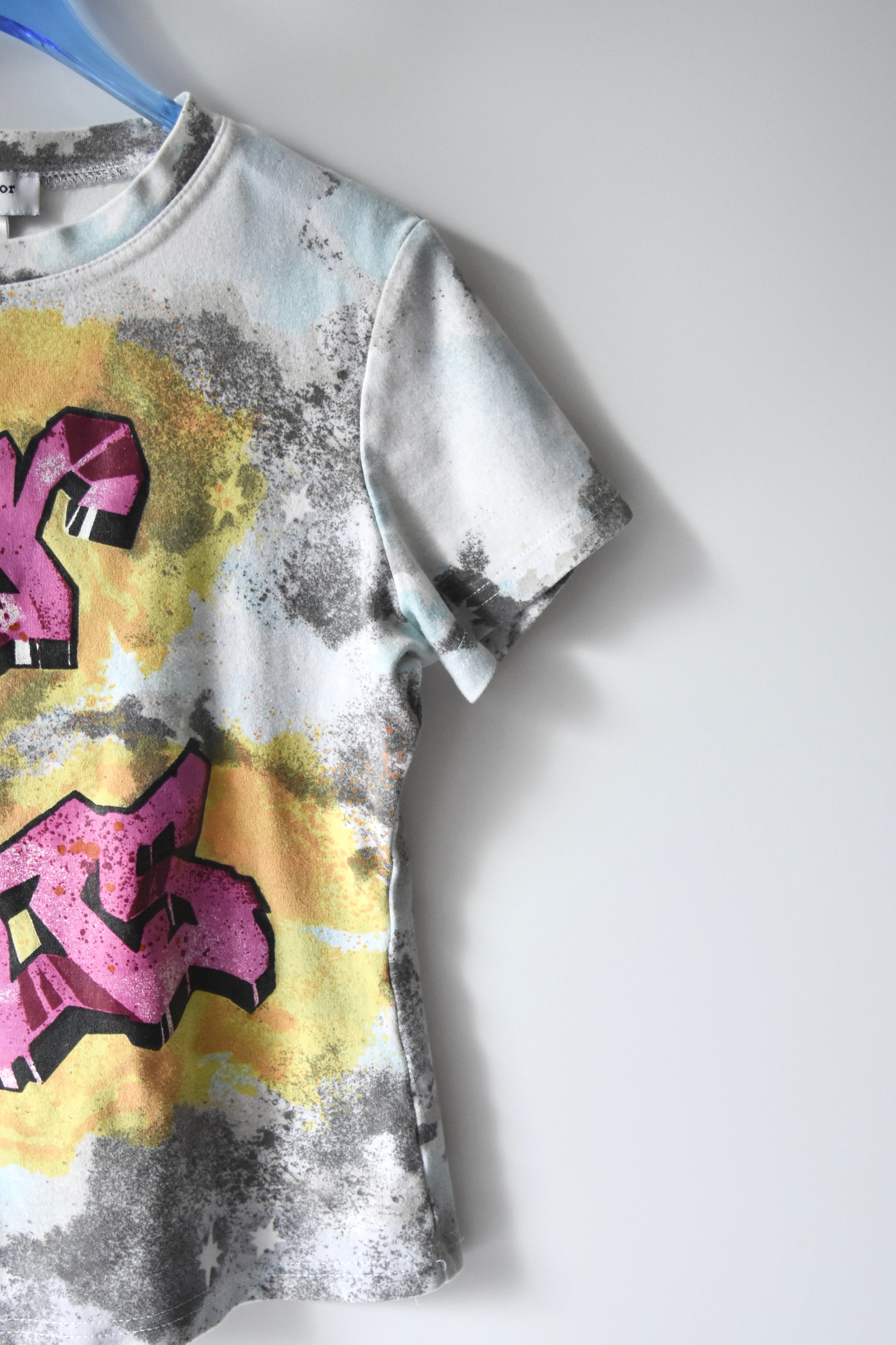 Christian Dior by John Galliano “Dior KISS” Graffiti Baby Tee (Rare Y2K Street Art Archive)