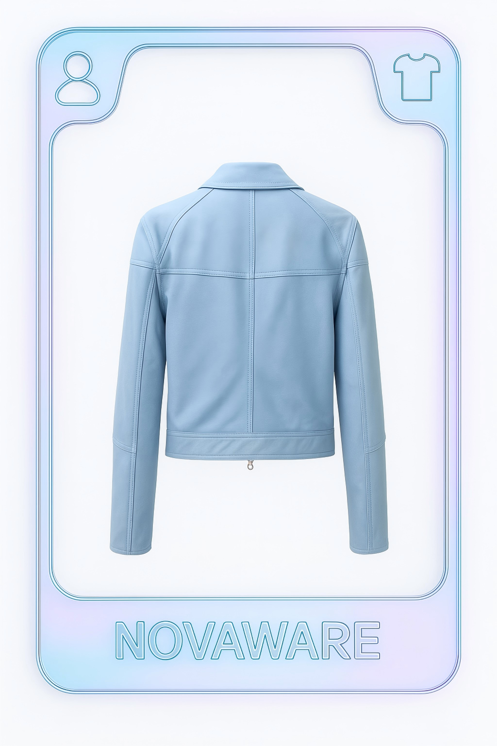 Chanel SS2002 Vintage Runway Archive Baby Blue Jacket