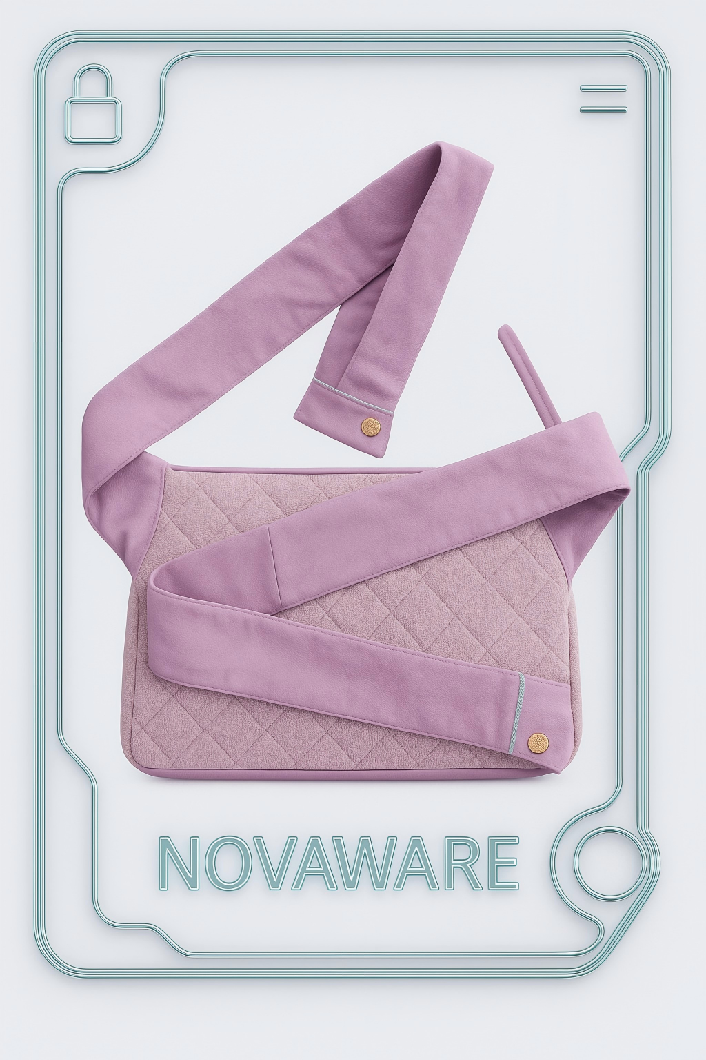 Chanel Quilted Jacket-Inspired Shoulder Bag – Lilac/Pink