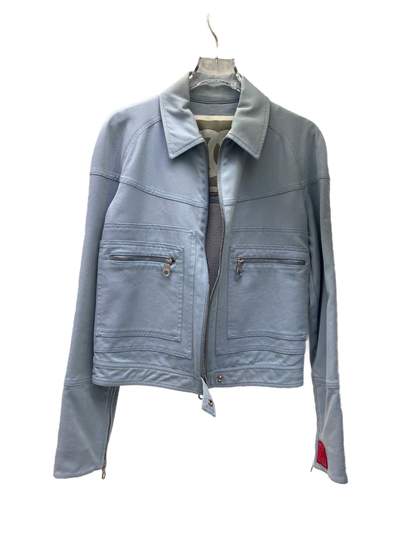 Chanel SS2002 Vintage Runway Archive Baby Blue Jacket