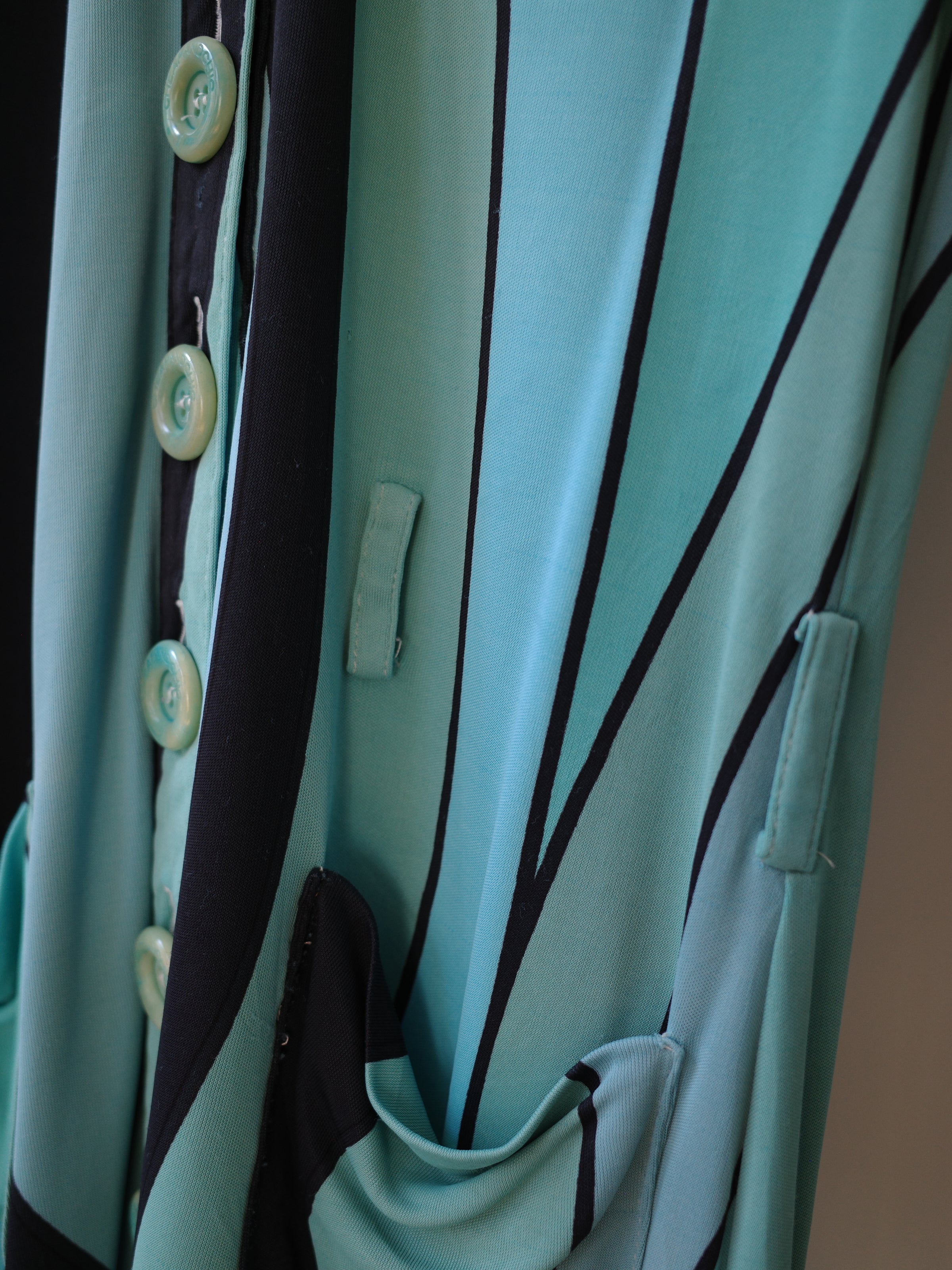 Moschino Cheap and Chic Optical Stripe Dress