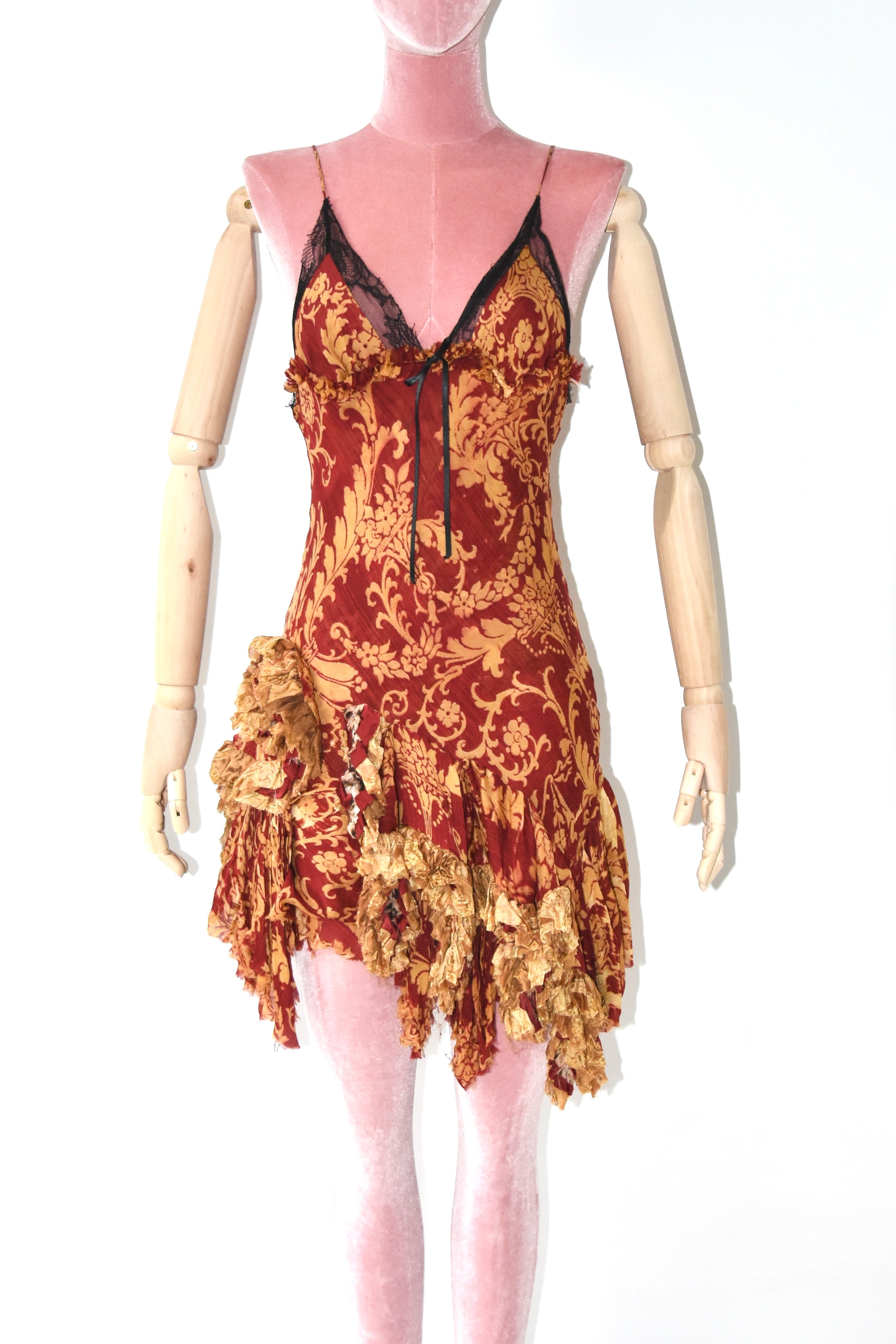 Roberto Cavalli Spring 2001 Runway Silk Gown