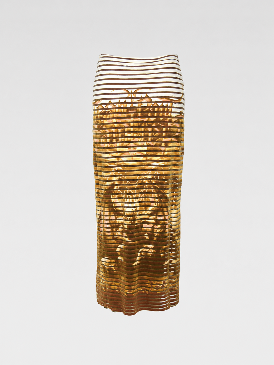 Jean Paul Gaultier S/S 2001 “Satan” Mesh Print Skirt