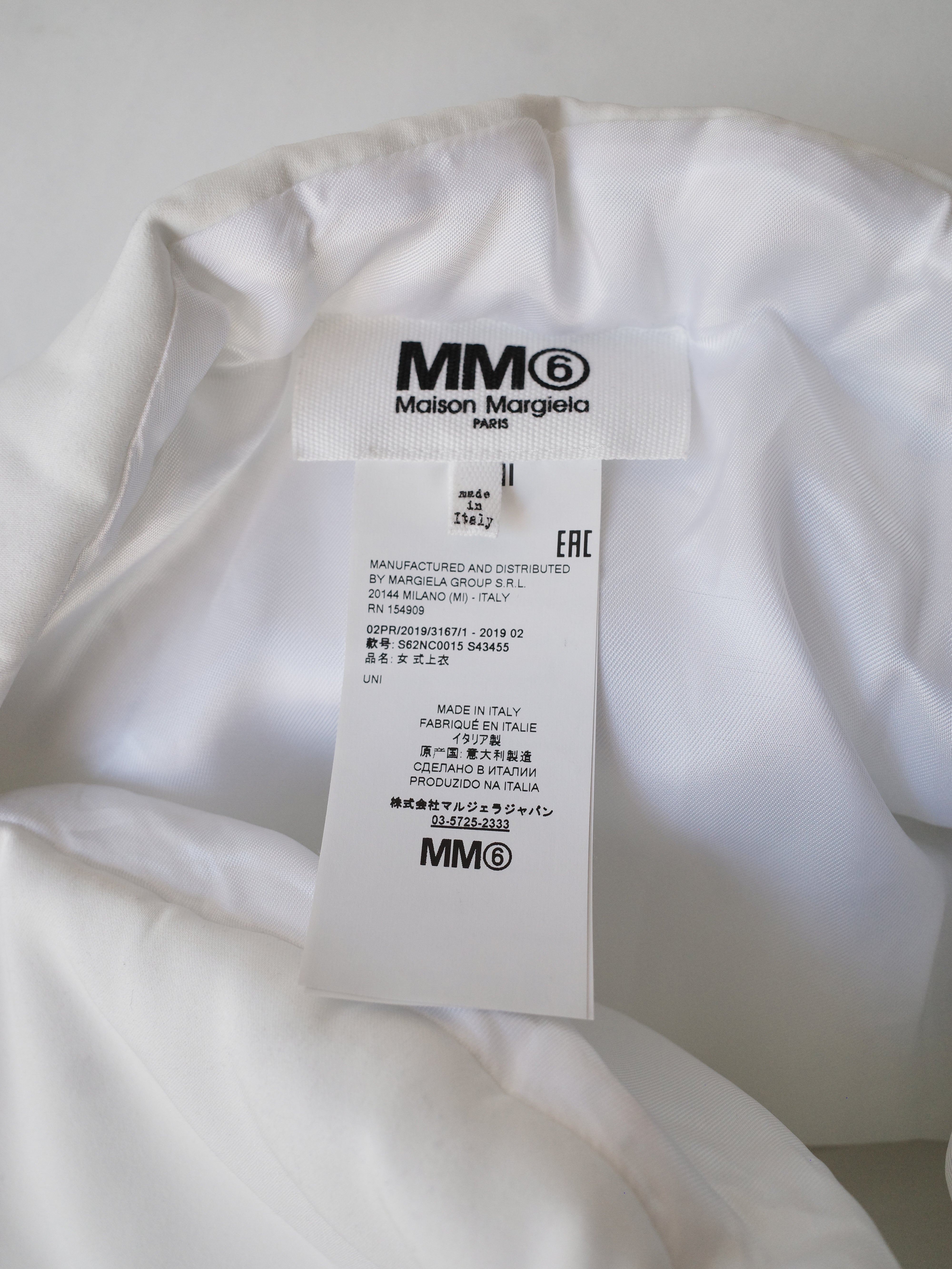 y*x様 mm6 maison margiela \"白衣 MM6 MAISON MARGIELA(エムエム6 メゾン マルジェラ)S62GU0072