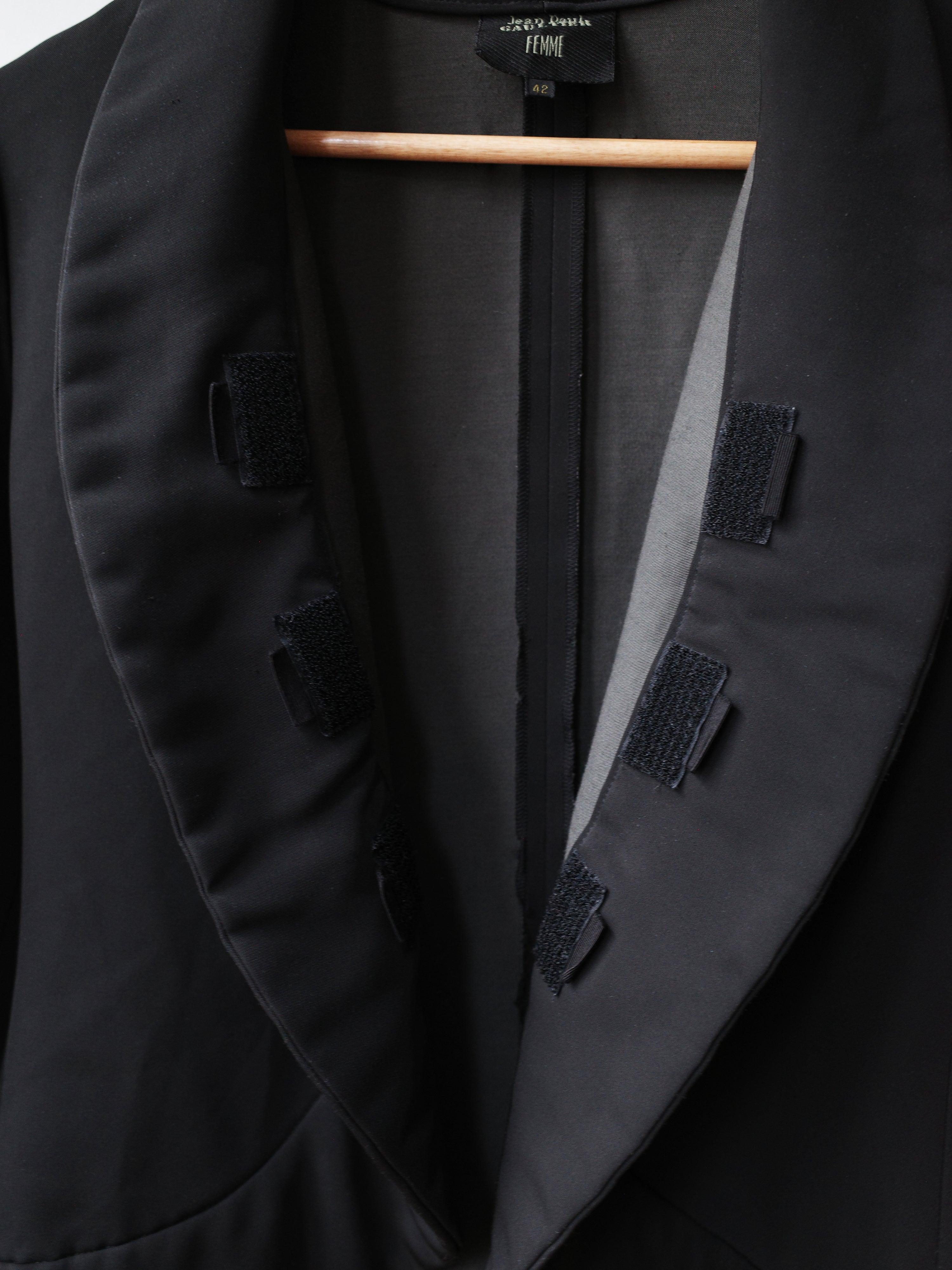 Jean Paul Gaultier Sculptural Black Jacket