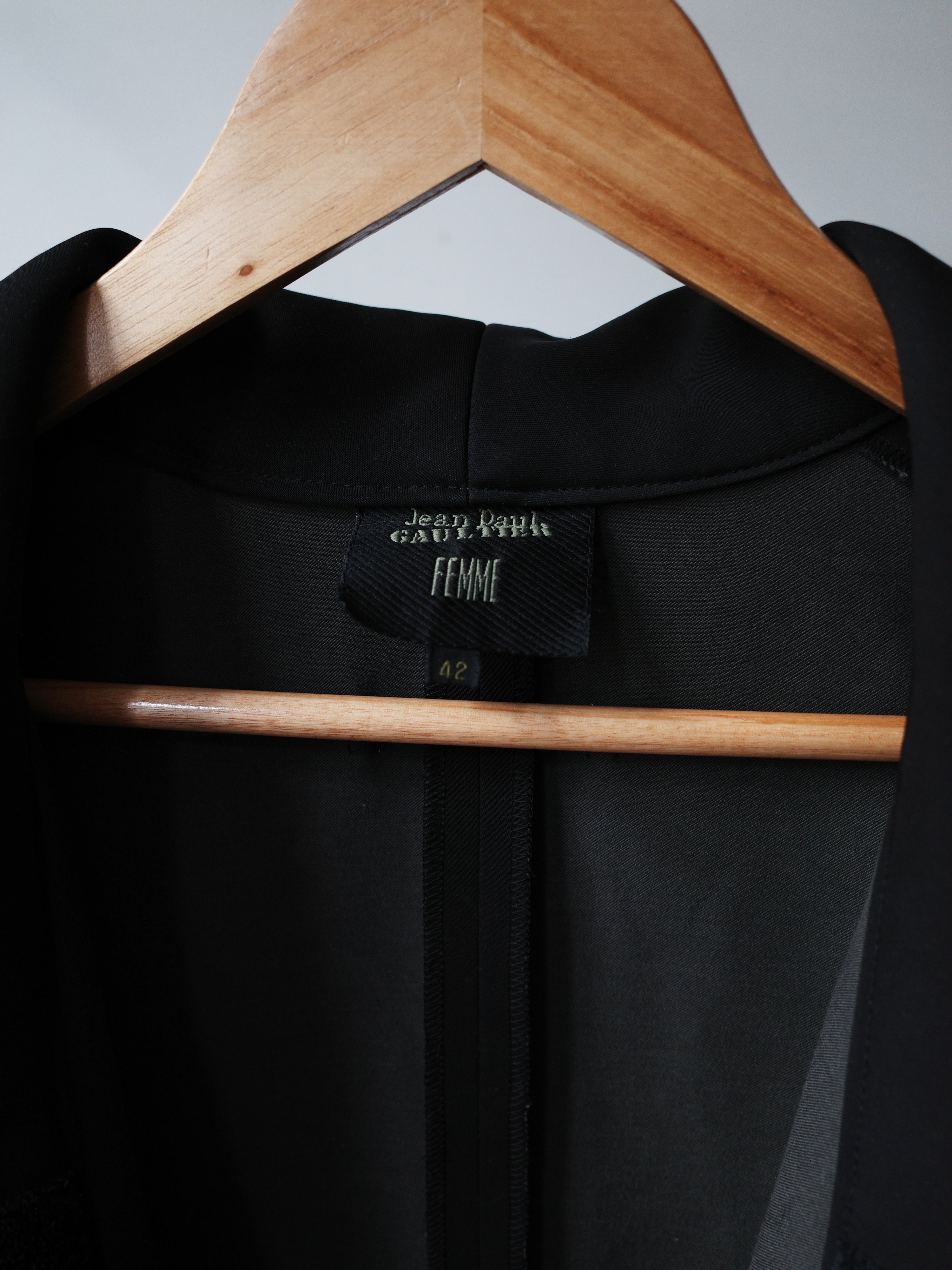 Jean Paul Gaultier Sculptural Black Jacket