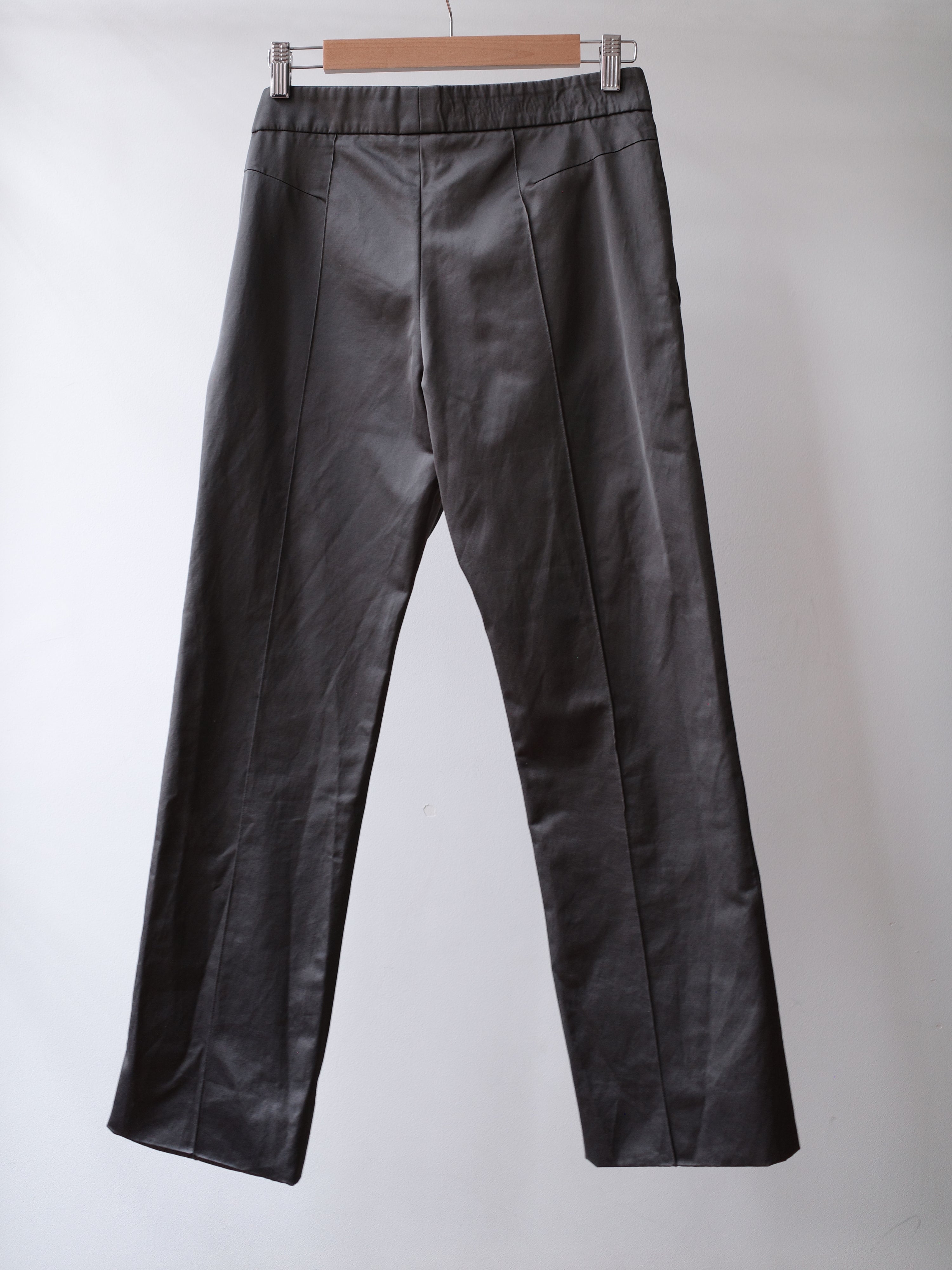 Marni Silver-Grey Satin Trousers
