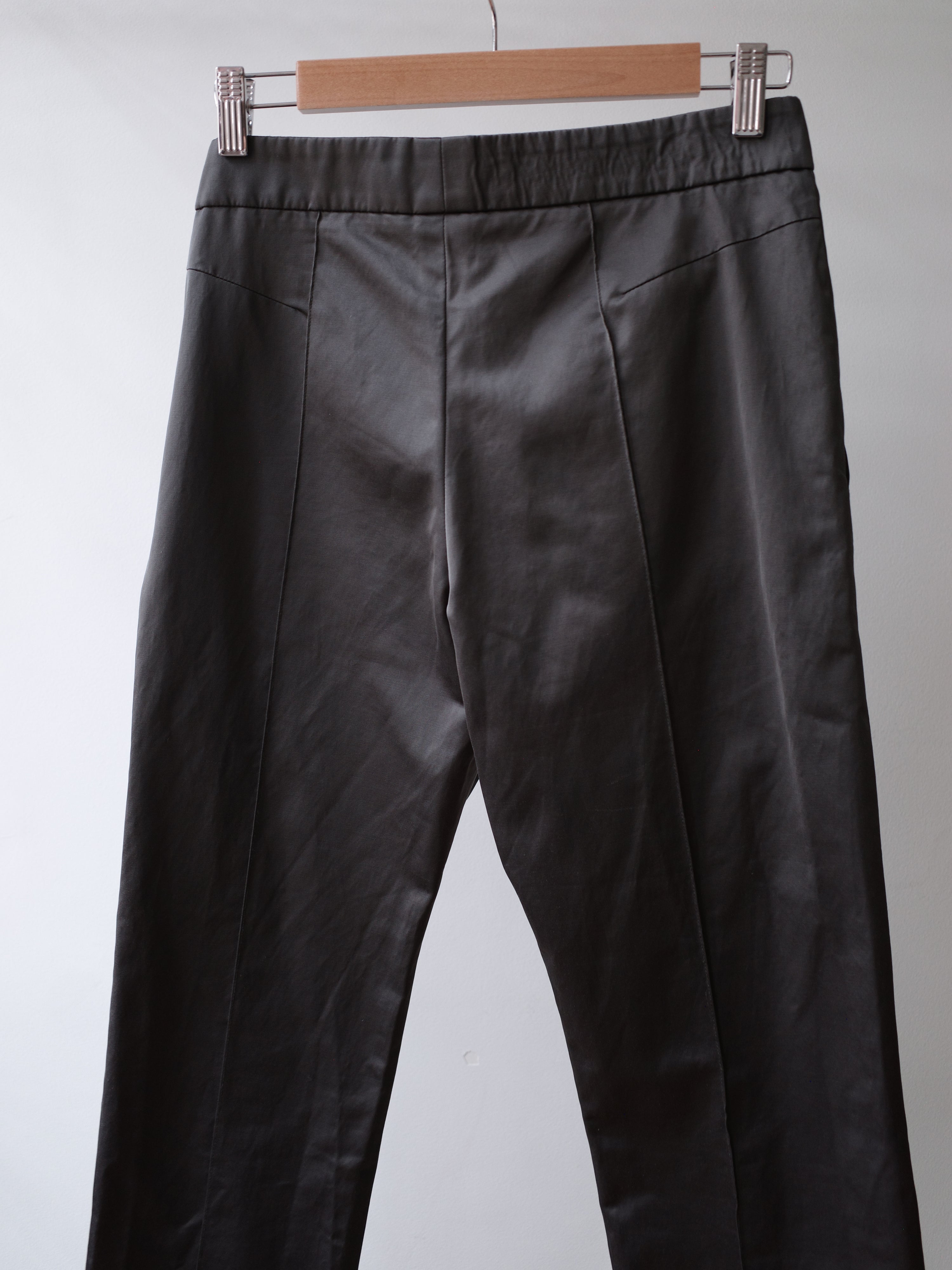 Marni Silver-Grey Satin Trousers