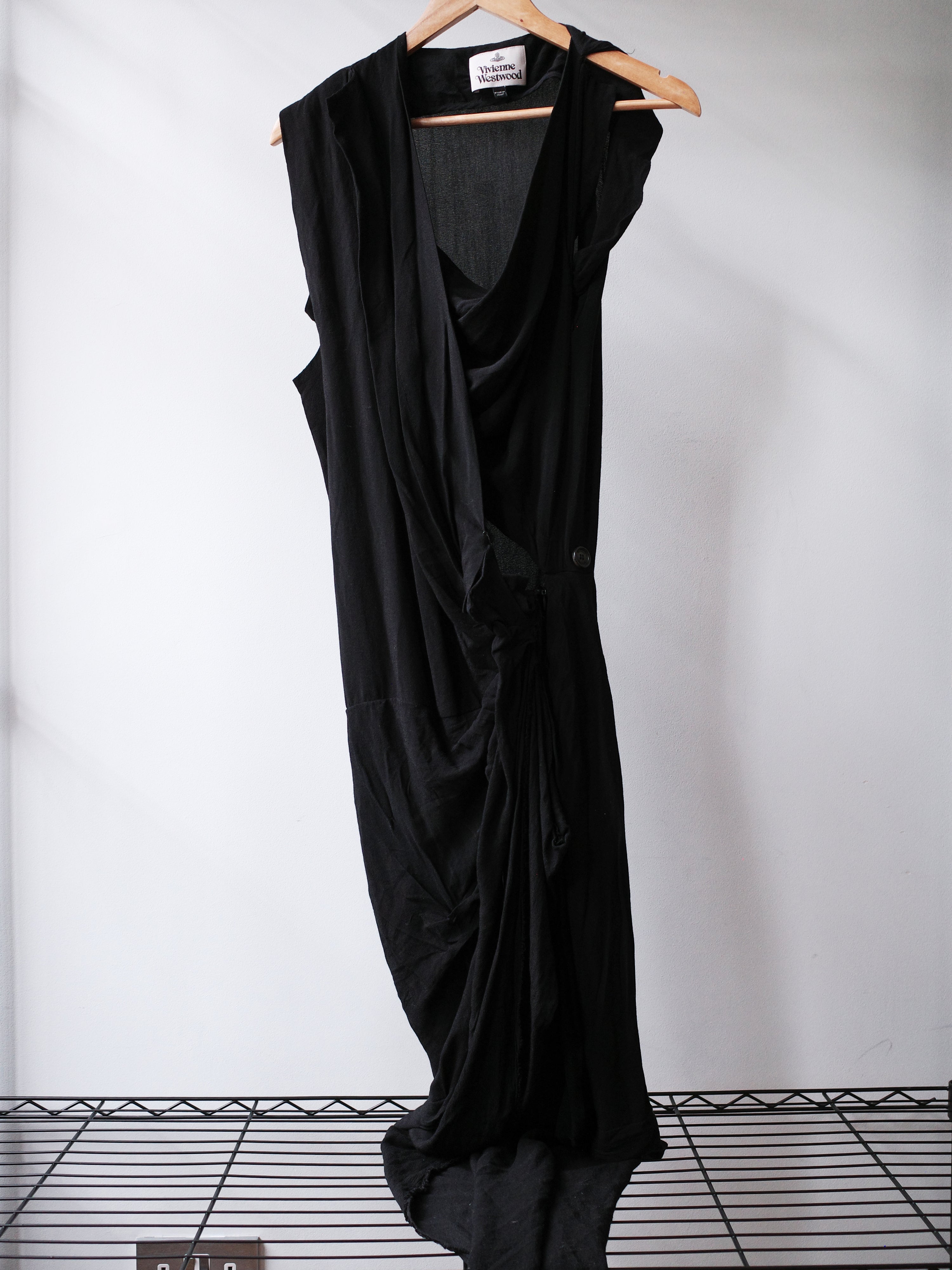 Vivienne Westwood Draped Asymmetrical Maxi Dress