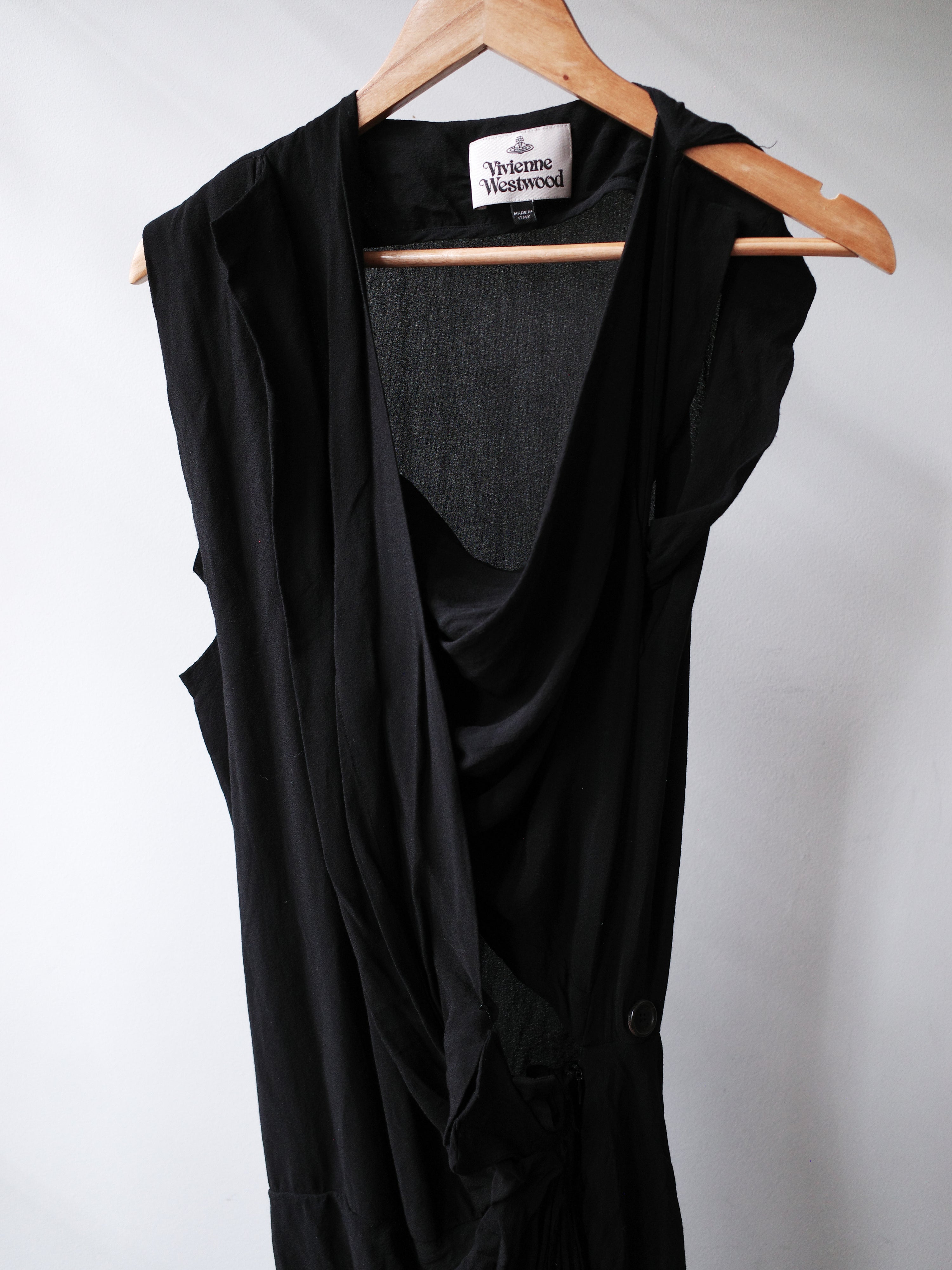 Vivienne Westwood Draped Asymmetrical Maxi Dress