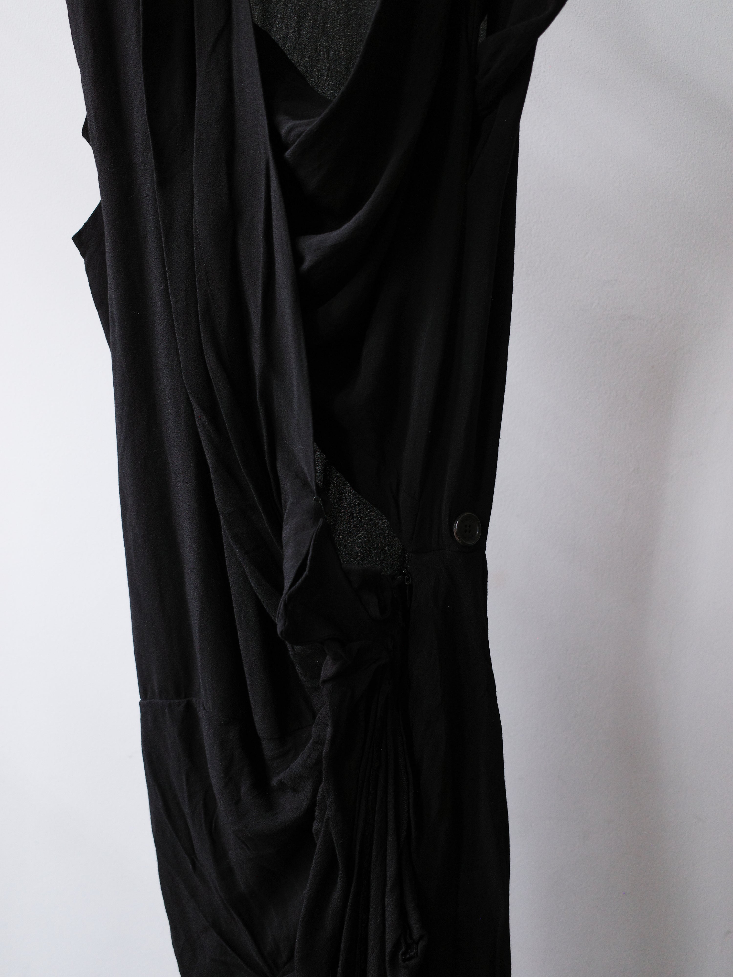 Vivienne Westwood Draped Asymmetrical Maxi Dress