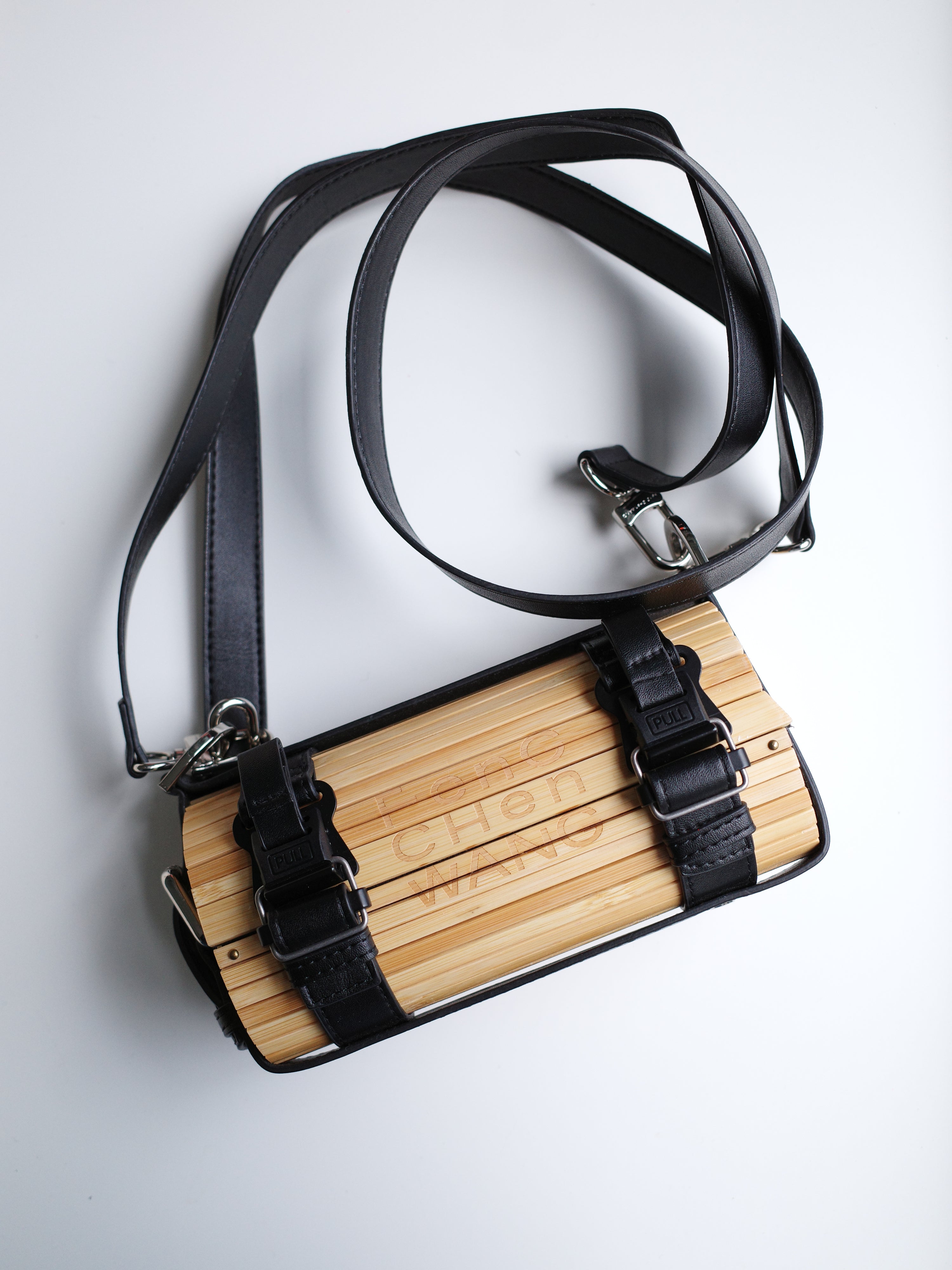 Feng Chen Wang Bamboo Cylinder Crossbody Bag