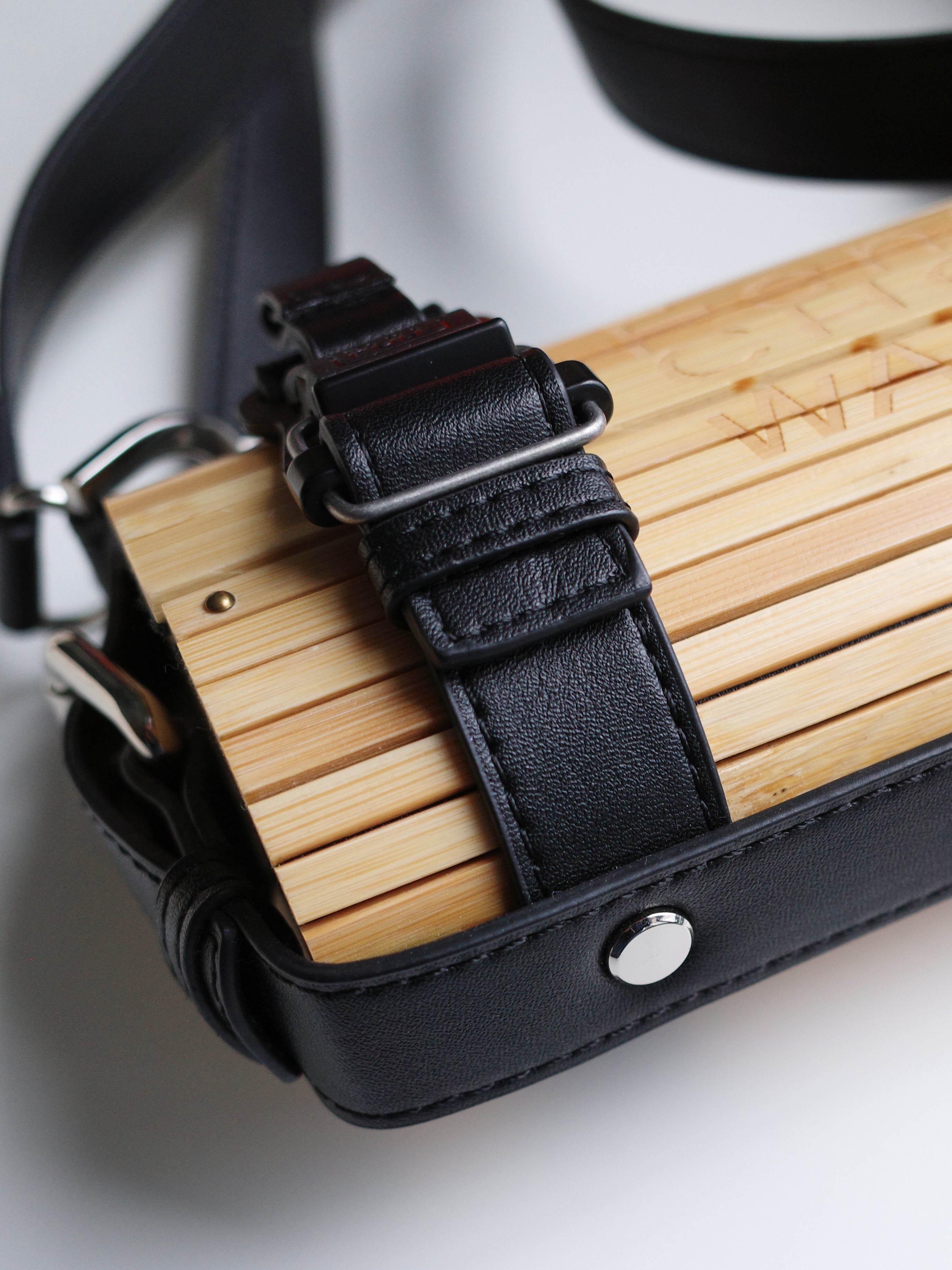Feng Chen Wang Bamboo Cylinder Crossbody Bag