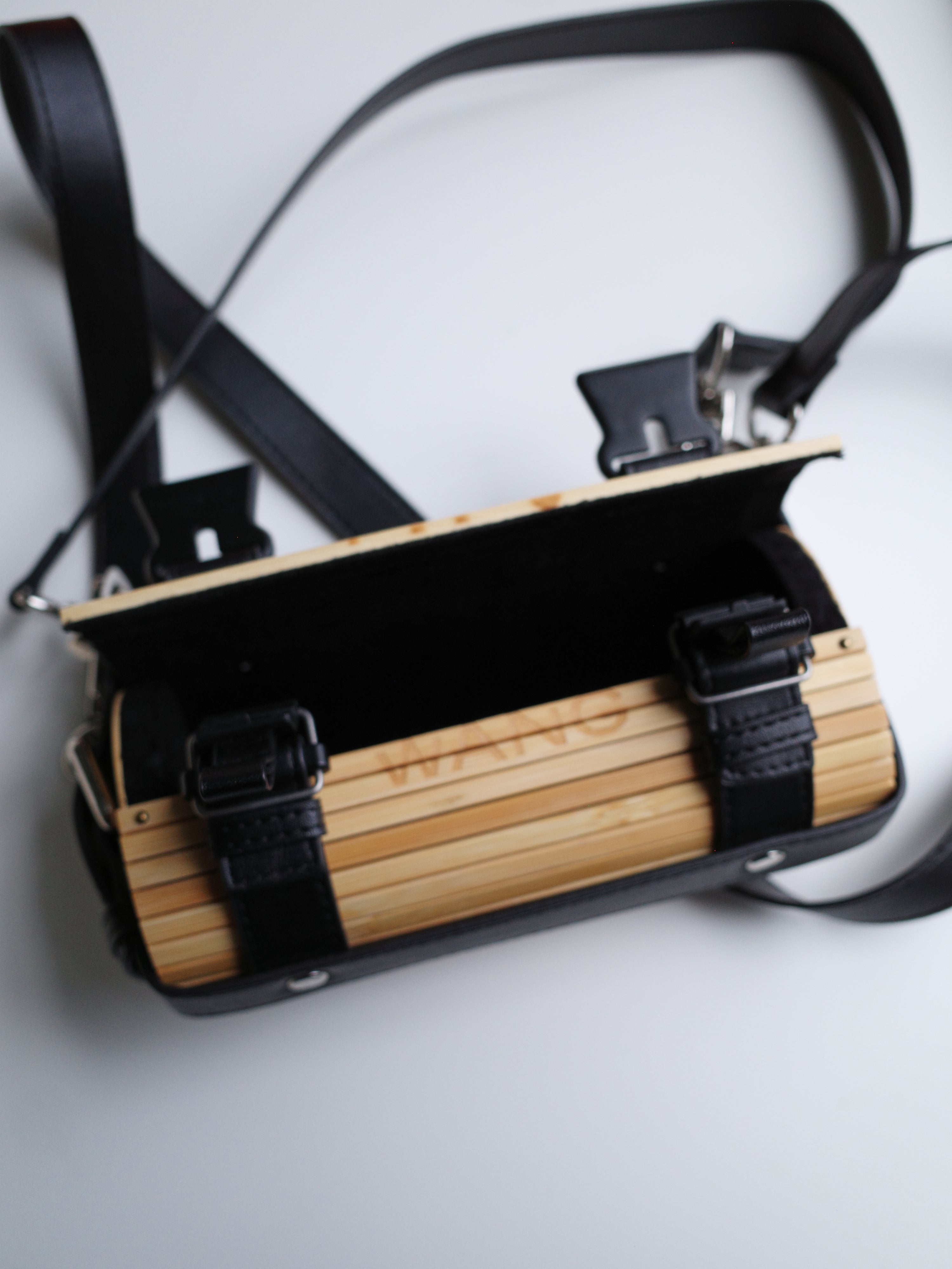 Feng Chen Wang Bamboo Cylinder Crossbody Bag