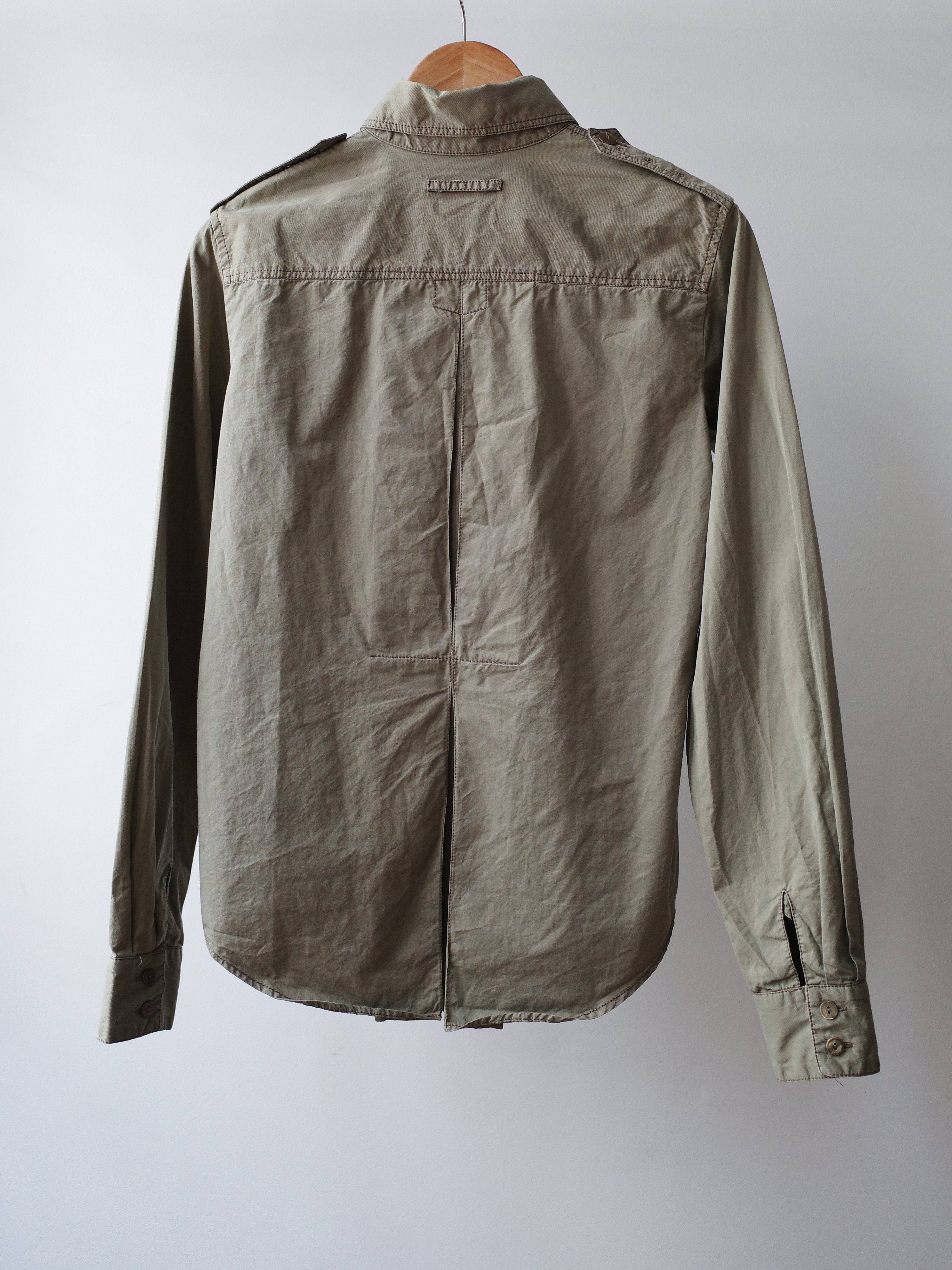 Jean Paul Gaultier Olive Military Shirt
