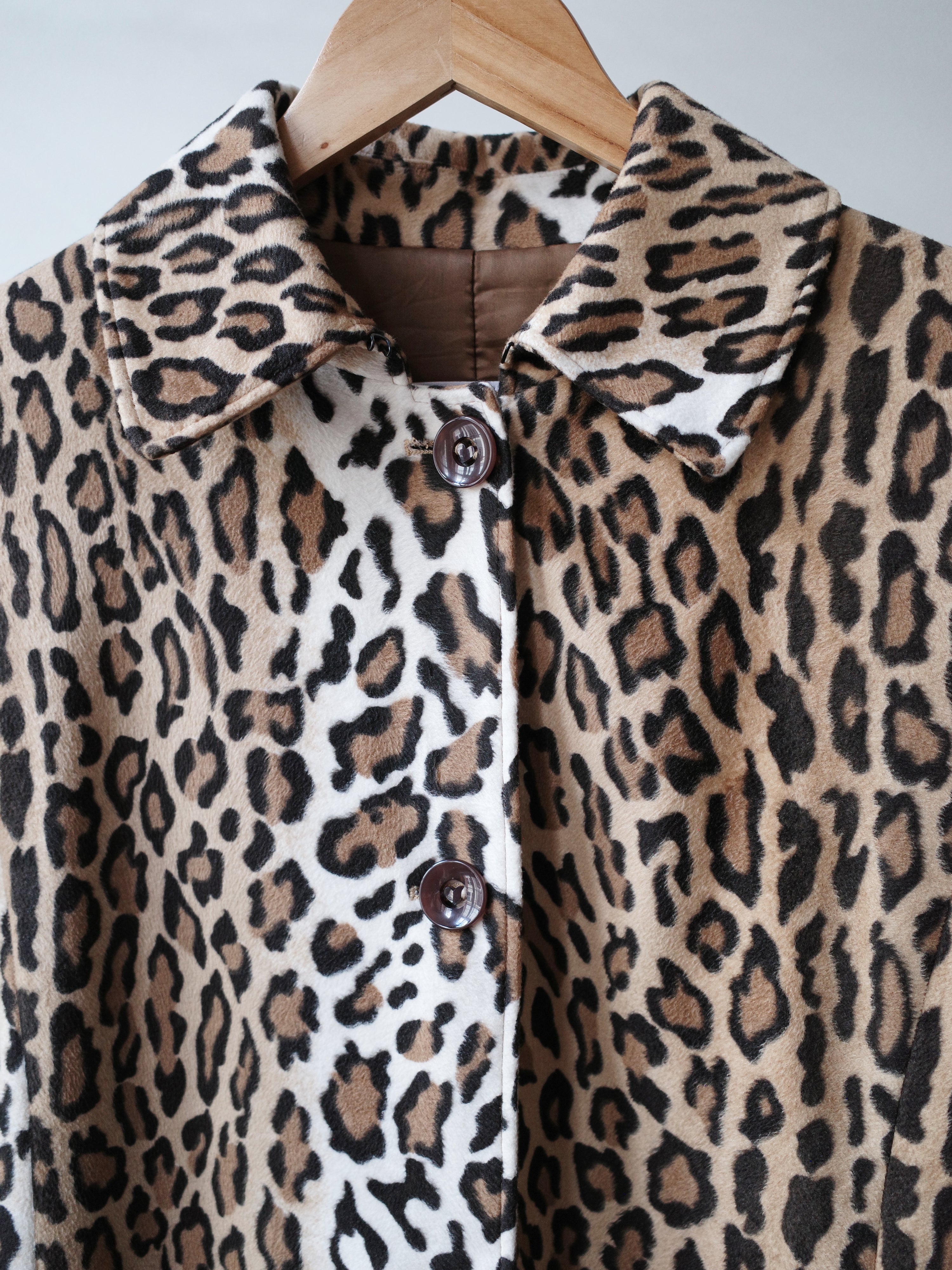 Moschino Cheap and Chic Leopard Print Coat