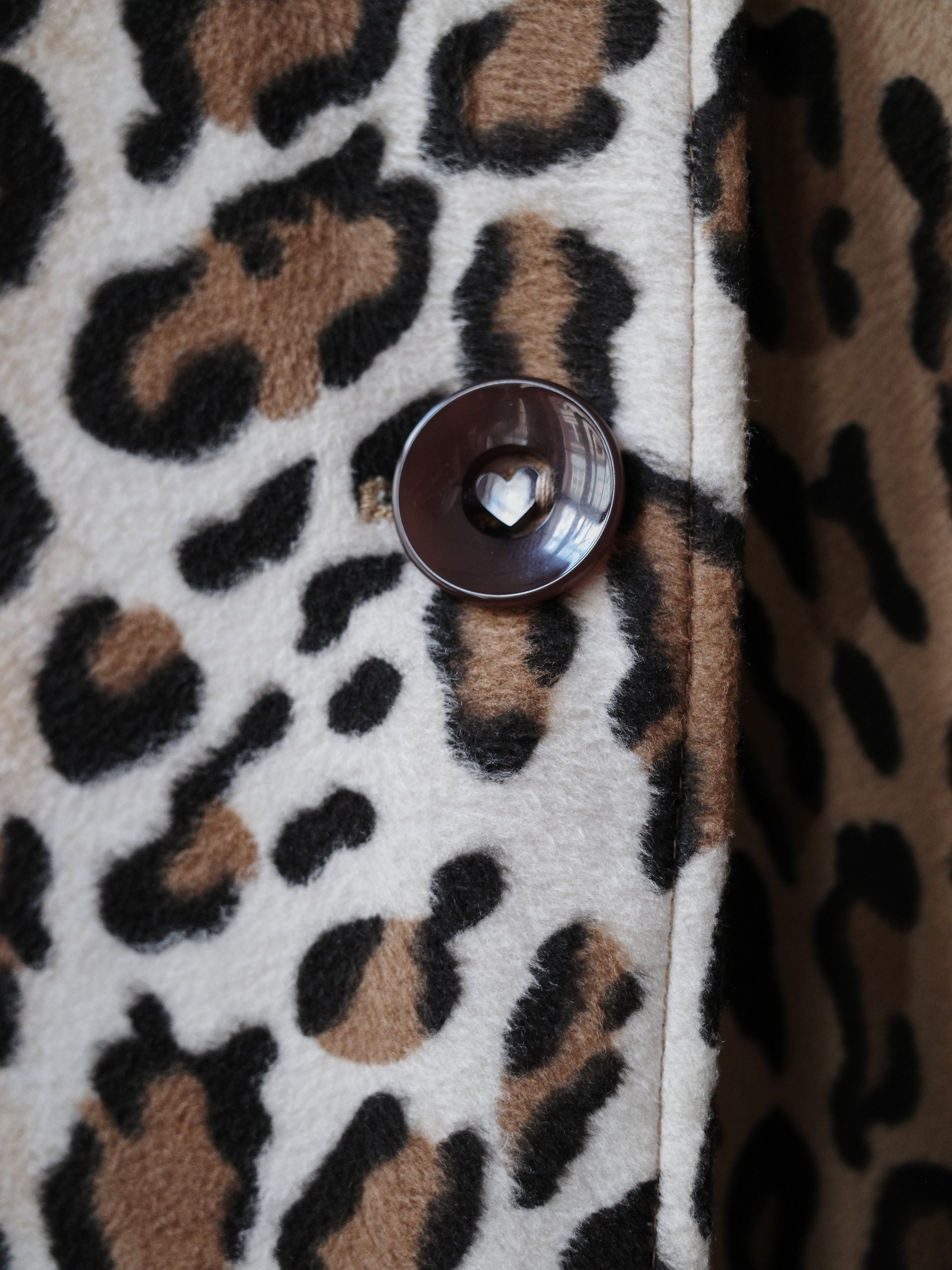 Moschino Cheap and Chic Leopard Print Coat