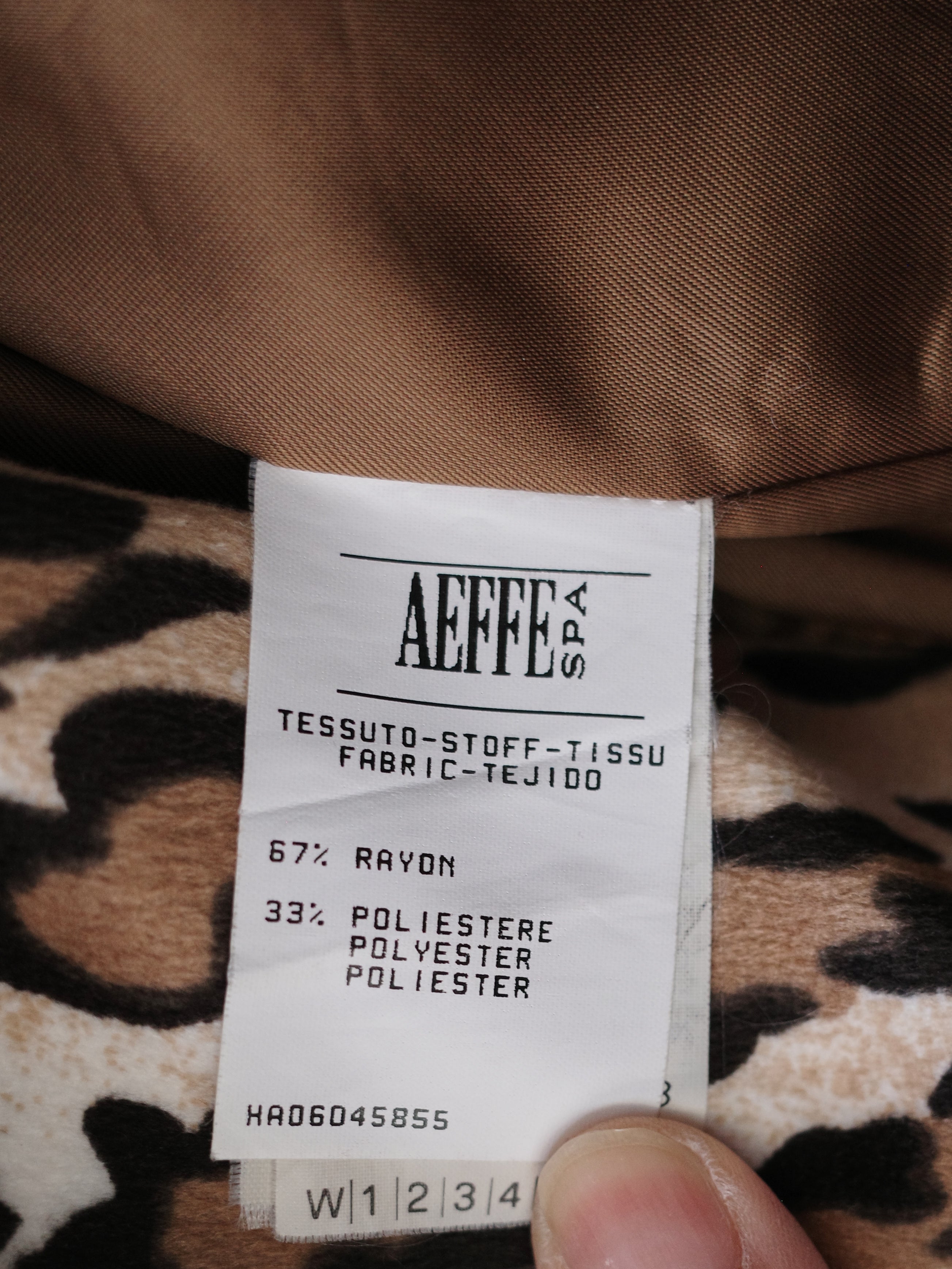 Moschino Cheap and Chic Leopard Print Coat