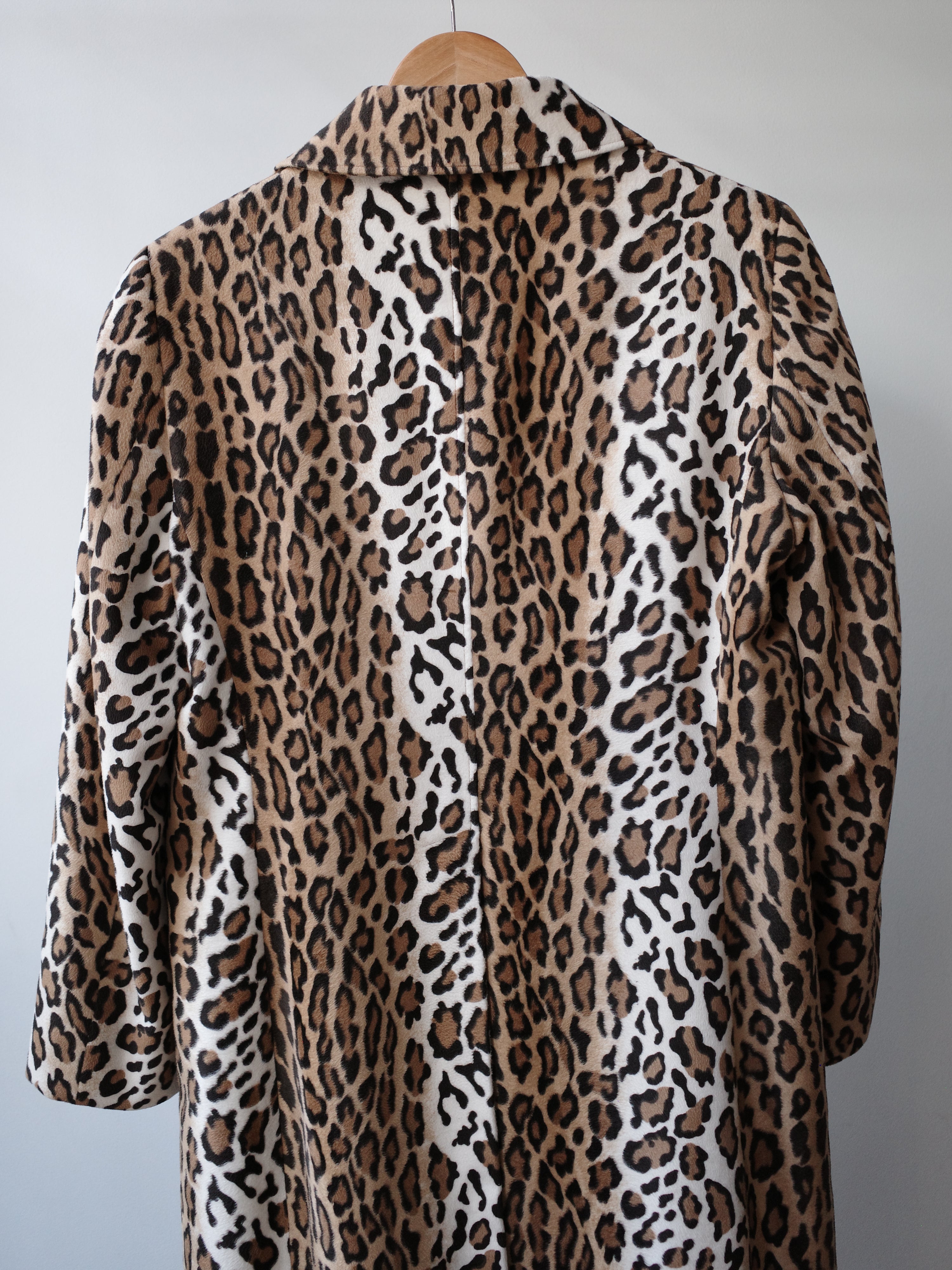 Moschino Cheap and Chic Leopard Print Coat