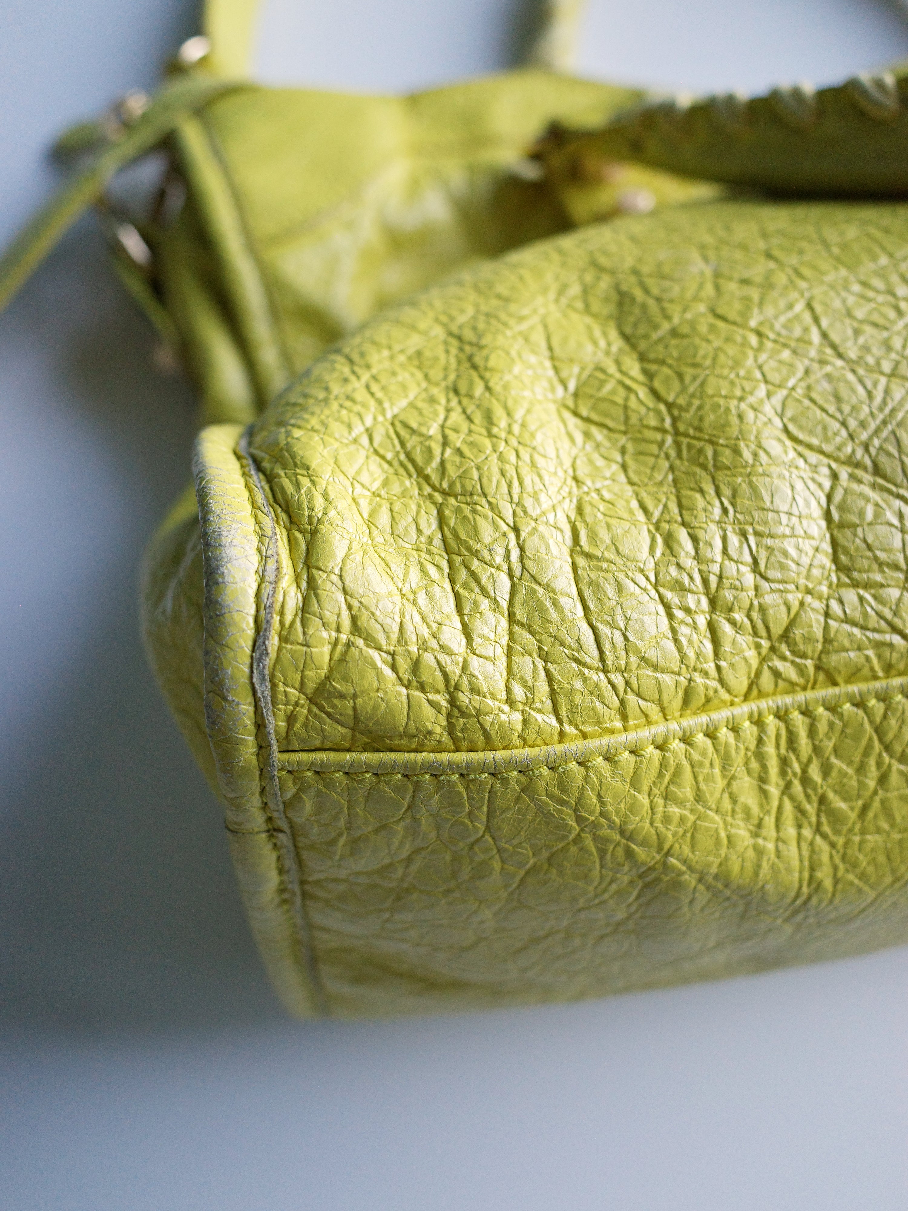 Balenciaga Bright Yellow Medium City Bag