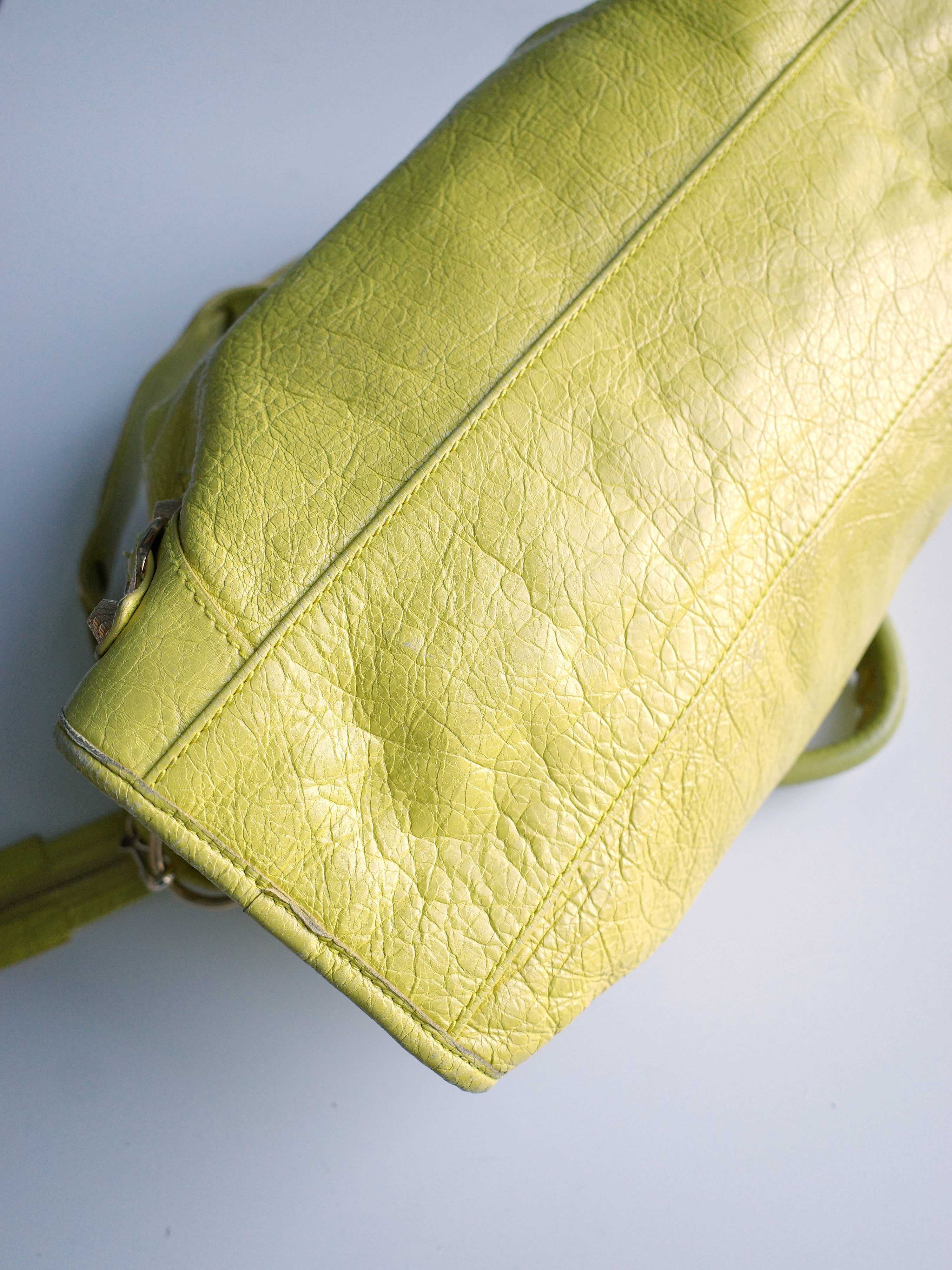 Balenciaga Bright Yellow Medium City Bag