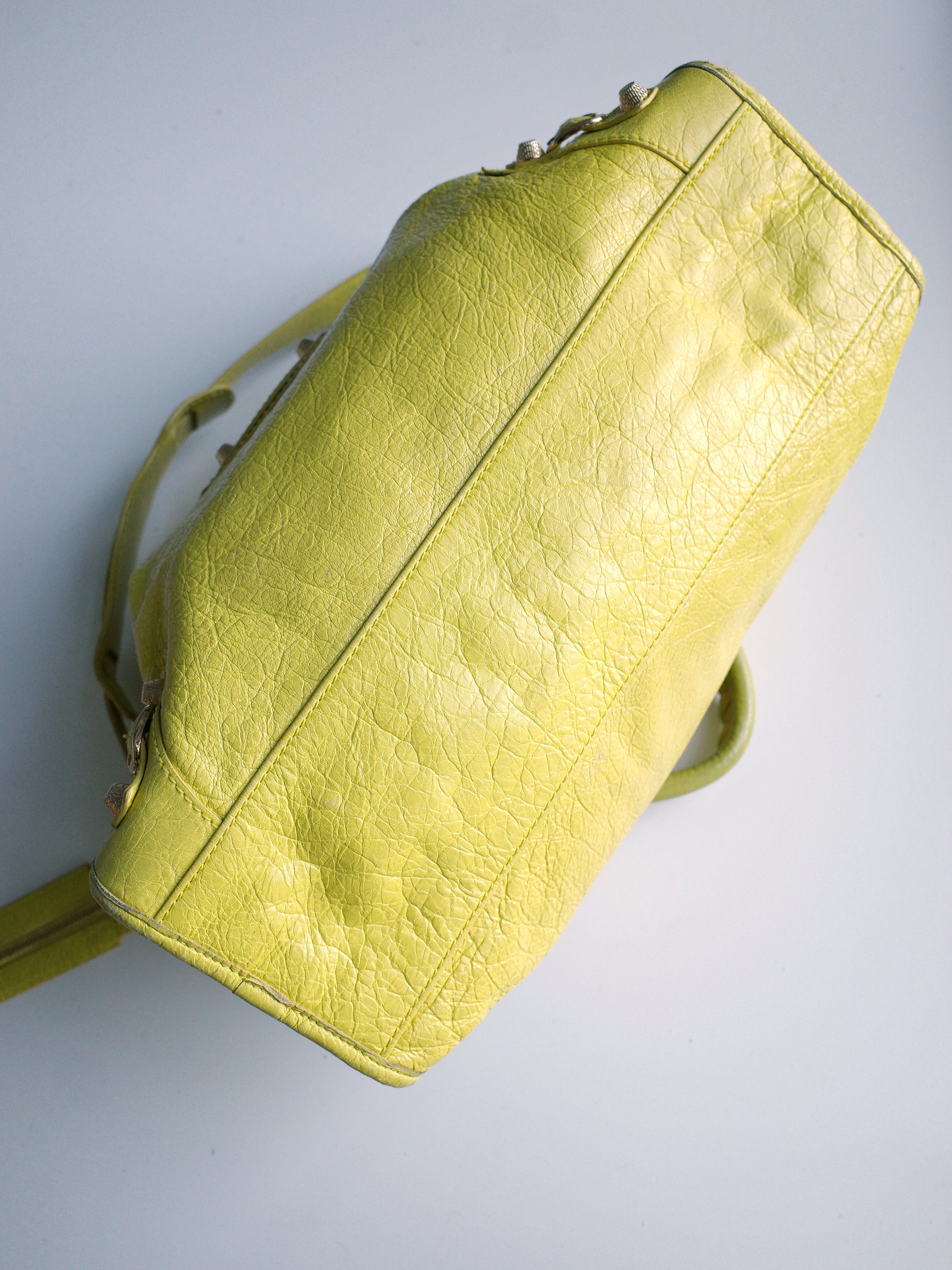 Balenciaga Bright Yellow Medium City Bag