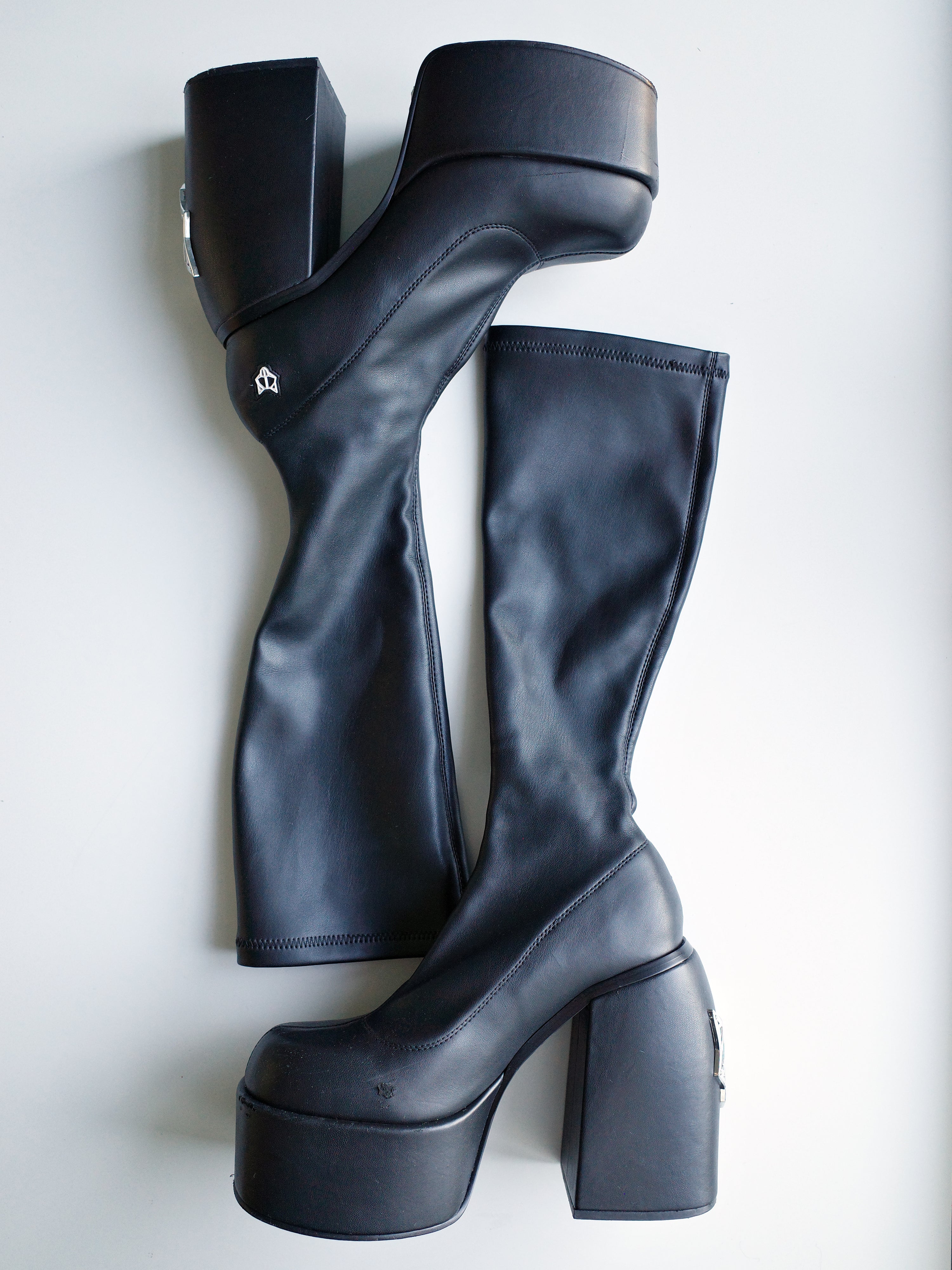 Naked Wolfe Sculpted Platform Boots