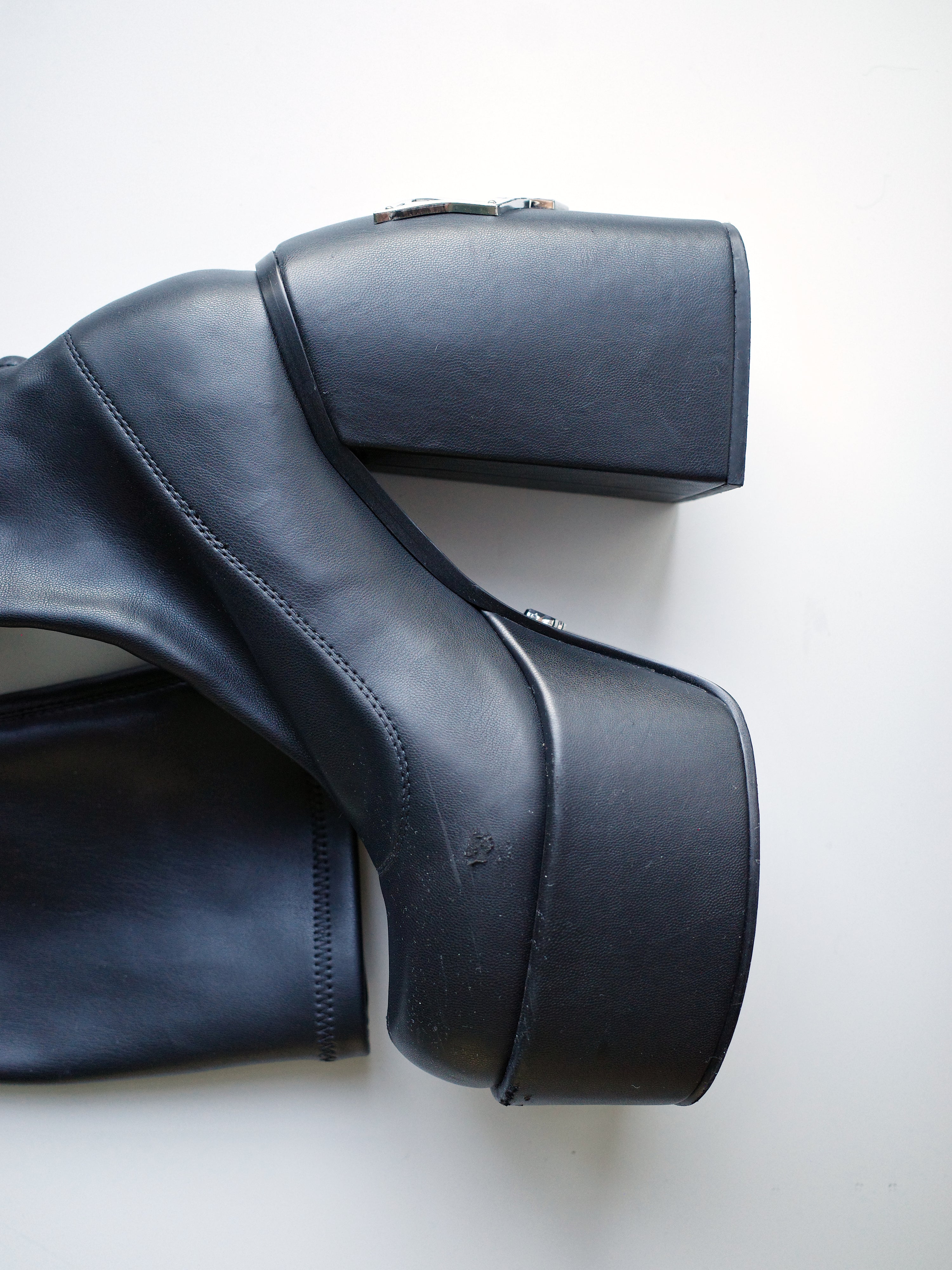 Naked Wolfe Sculpted Platform Boots
