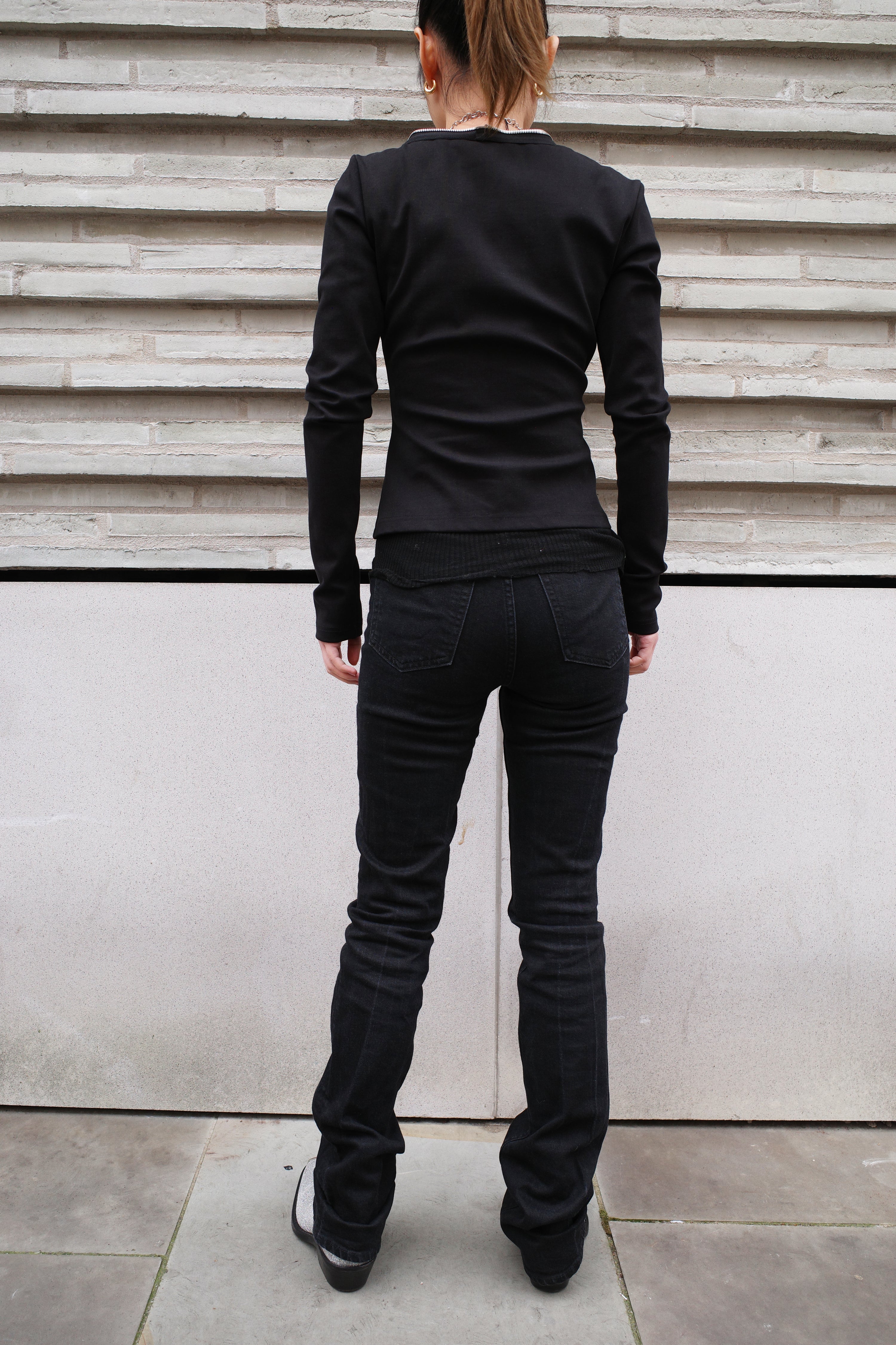 OVER RANGE Black Zippered Fitted Jacket