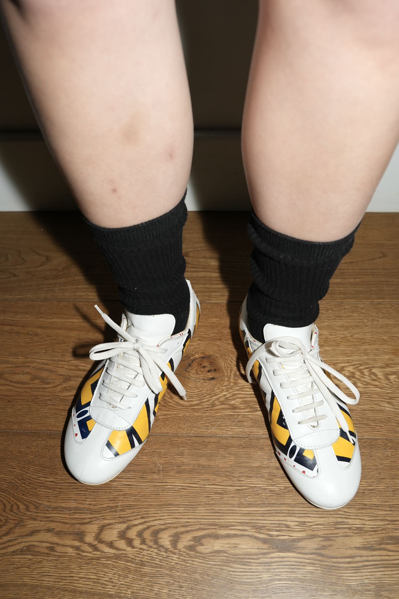 Walter Van Beirendonck Retro-Futuristic Logo Sneakers