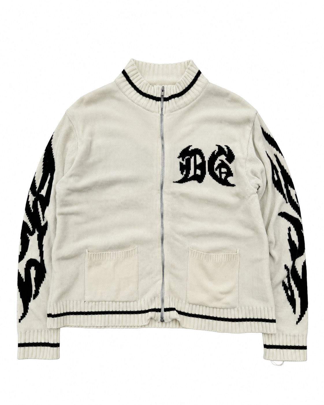 Rare Vintage Dragon Graphic Knit Sweater