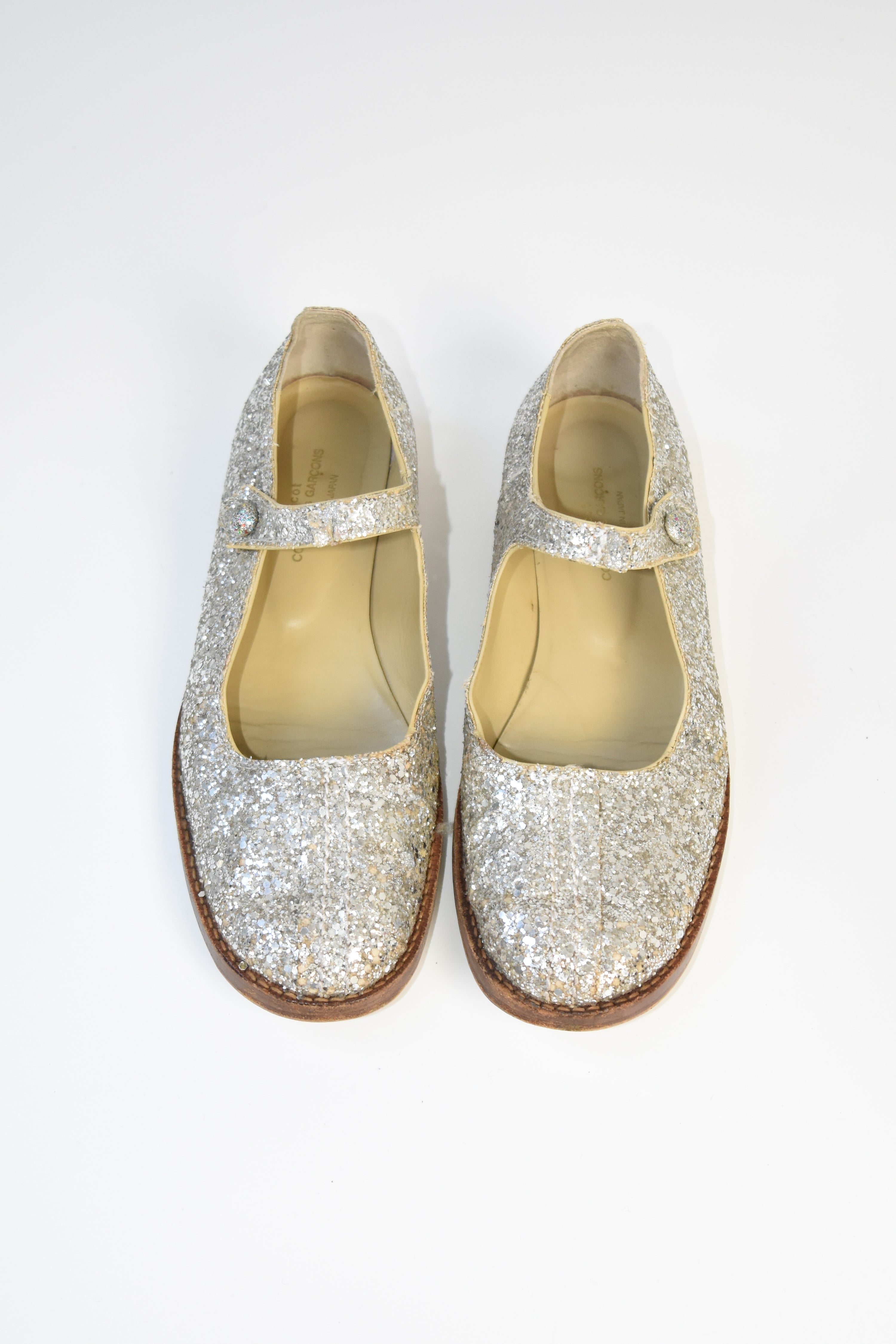 COMME des GARÇONS Glitter Mary Jane Shoes