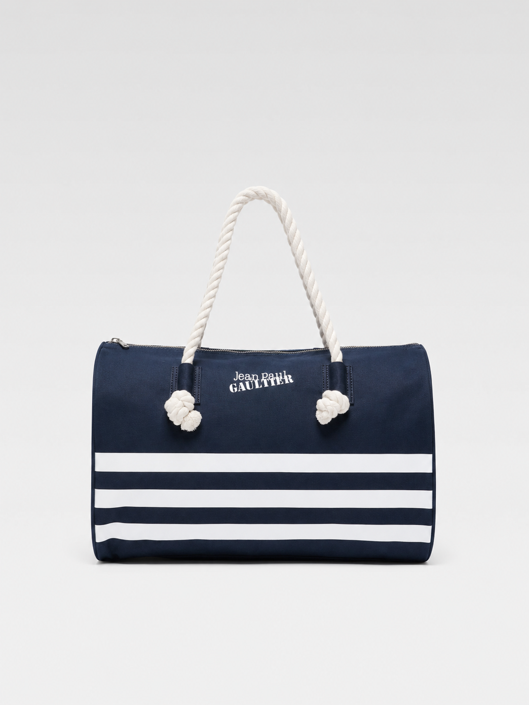 Jean Paul Gaultier Vintage Navy Canvas Holiday Vacation Duffle Bag