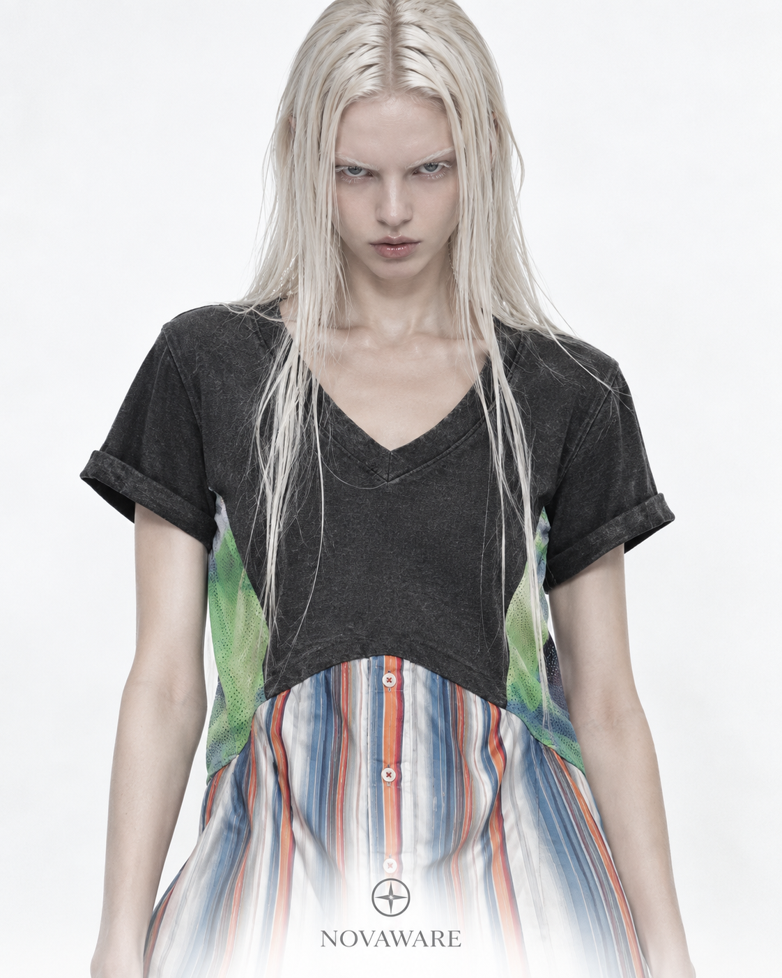 TRIO — Triple-Panel Reworked T-Shirt