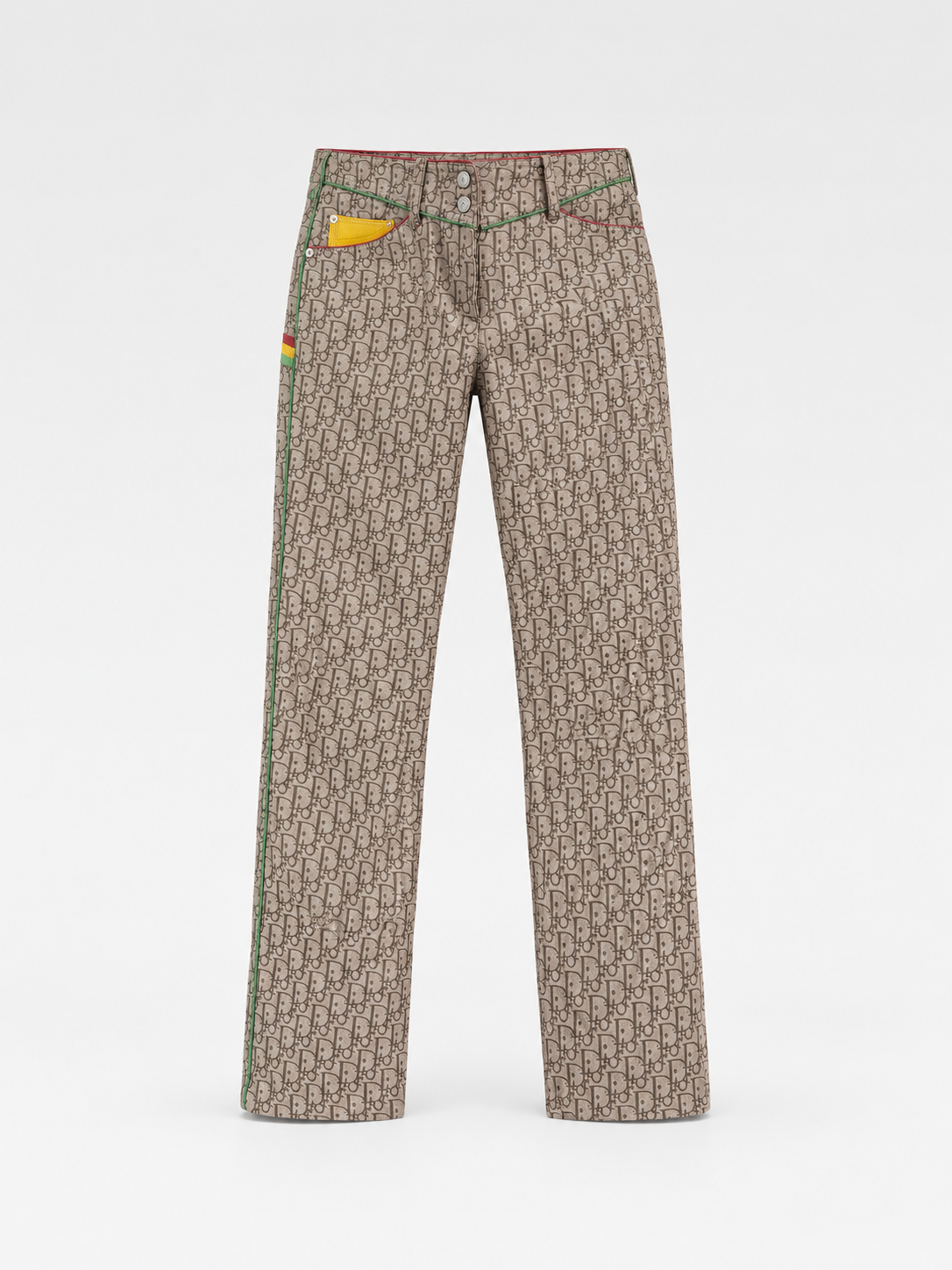 Dior by John Galliano Rasta Monogram “Jamaica” Pants