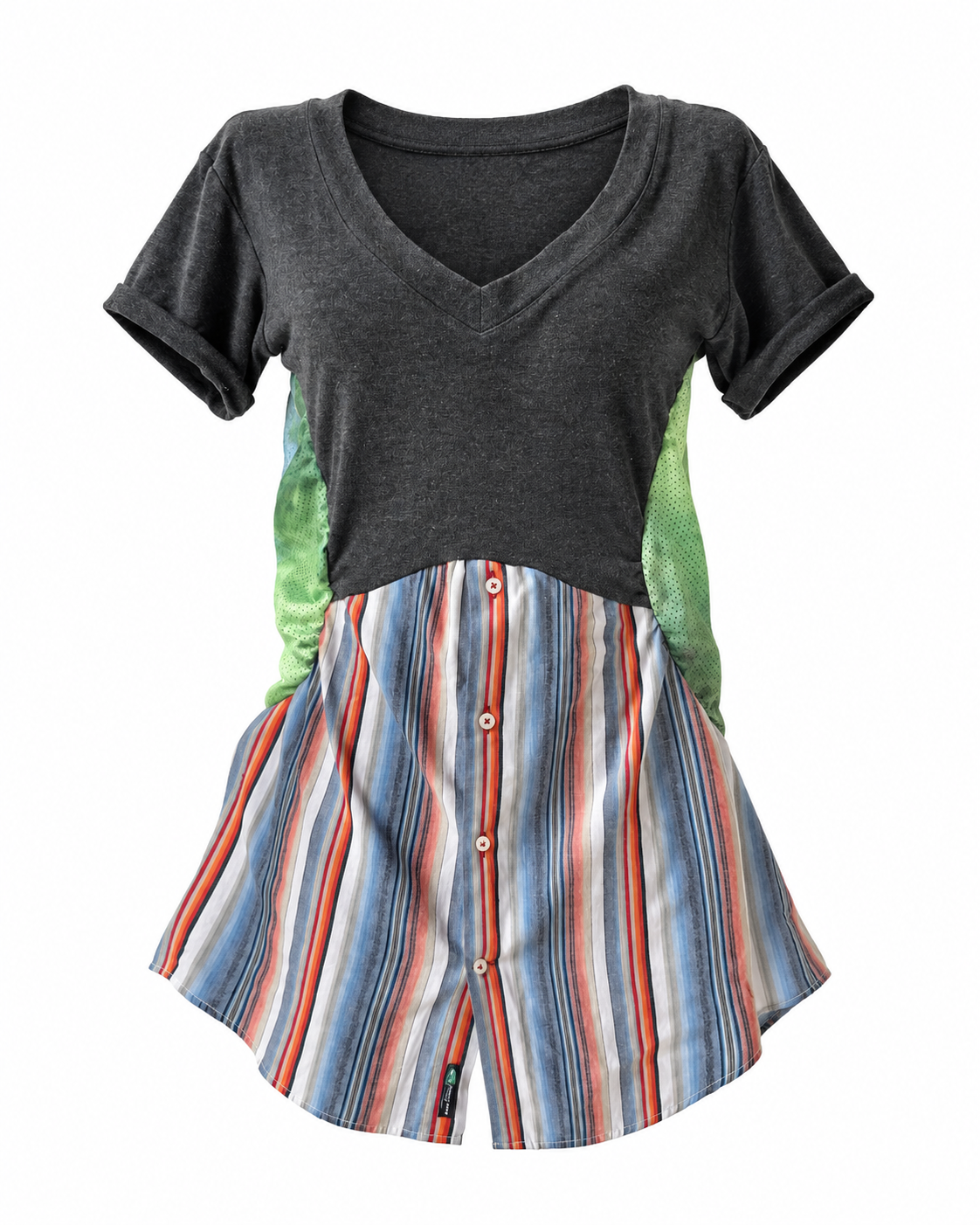 TRIO — Triple-Panel Reworked T-Shirt