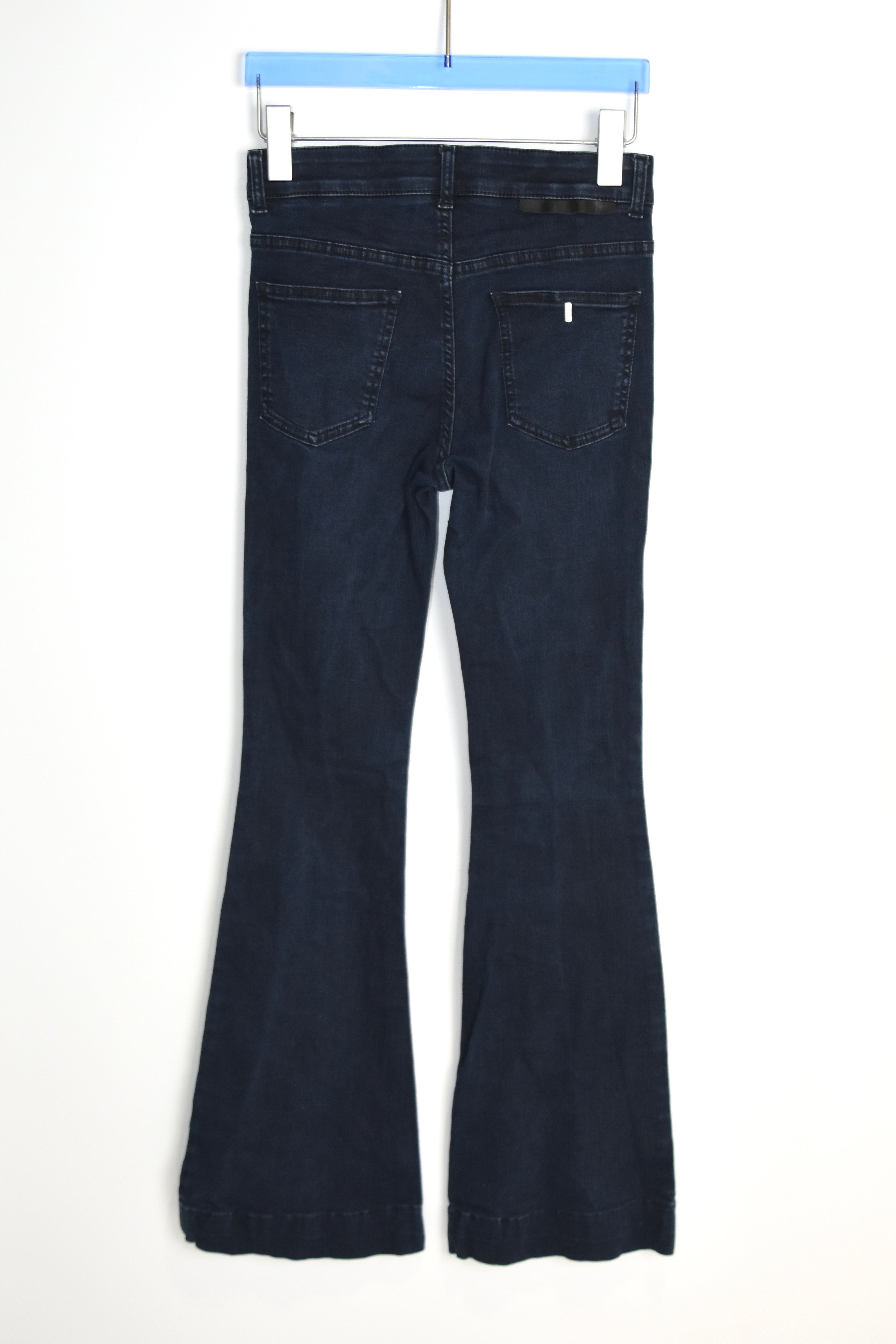 Stella McCartney Dark Indigo Flared Stretch Denim Pants – Made in Italy – Women’s W23–24 (Near New)