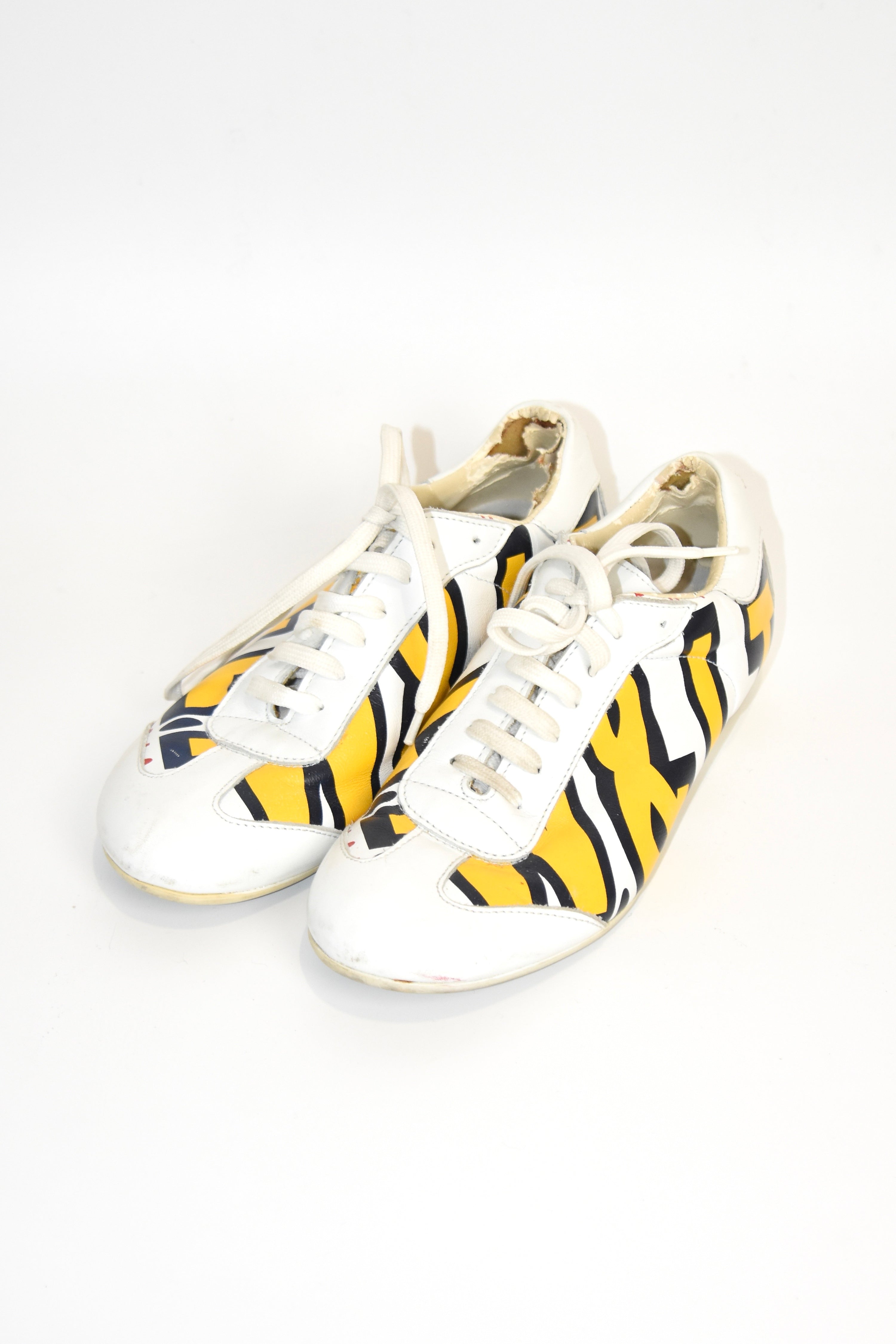 Walter Van Beirendonck Retro-Futuristic Logo Sneakers