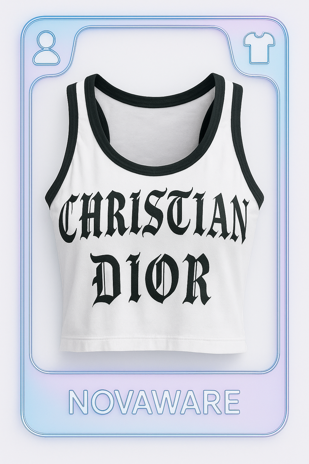 Christian Dior S/S 2002 “Hardcore” Punk Tank Top