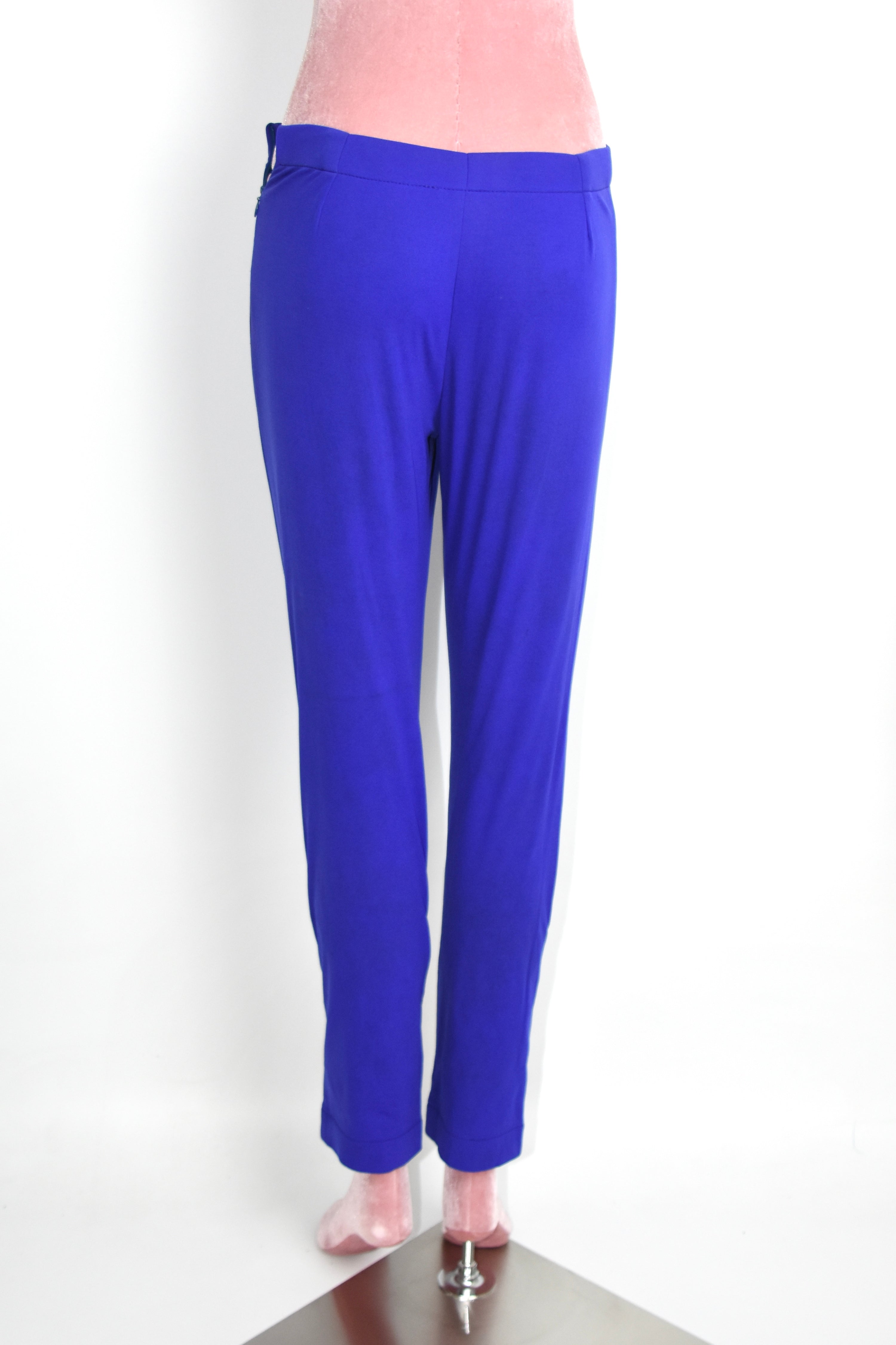 Walter Van Beirendonck “W&LT” Electric Blue Stretch Pants – 1990s Archive Piece