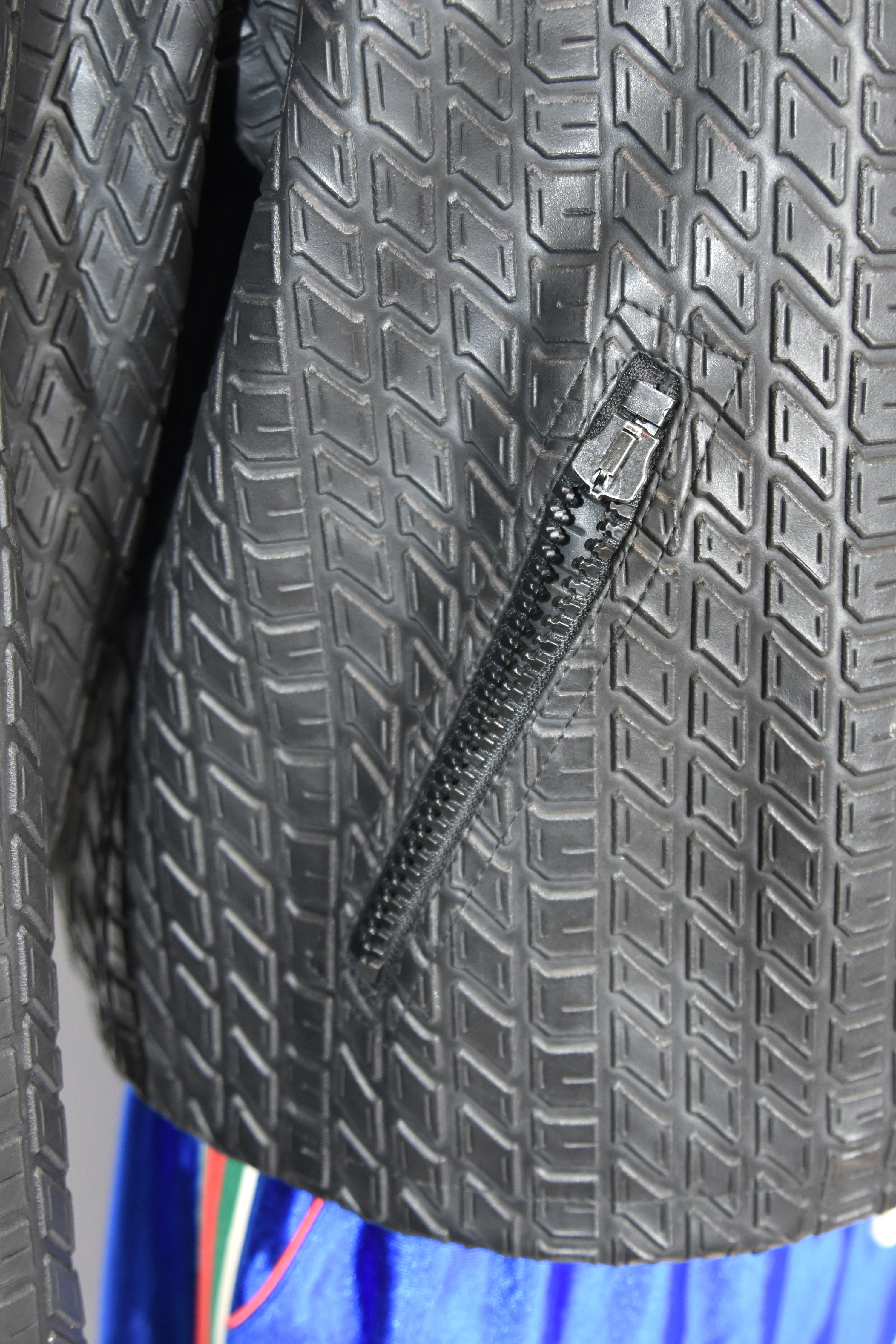 Moschino Vintage Tyre-Tread Quilted Jacket