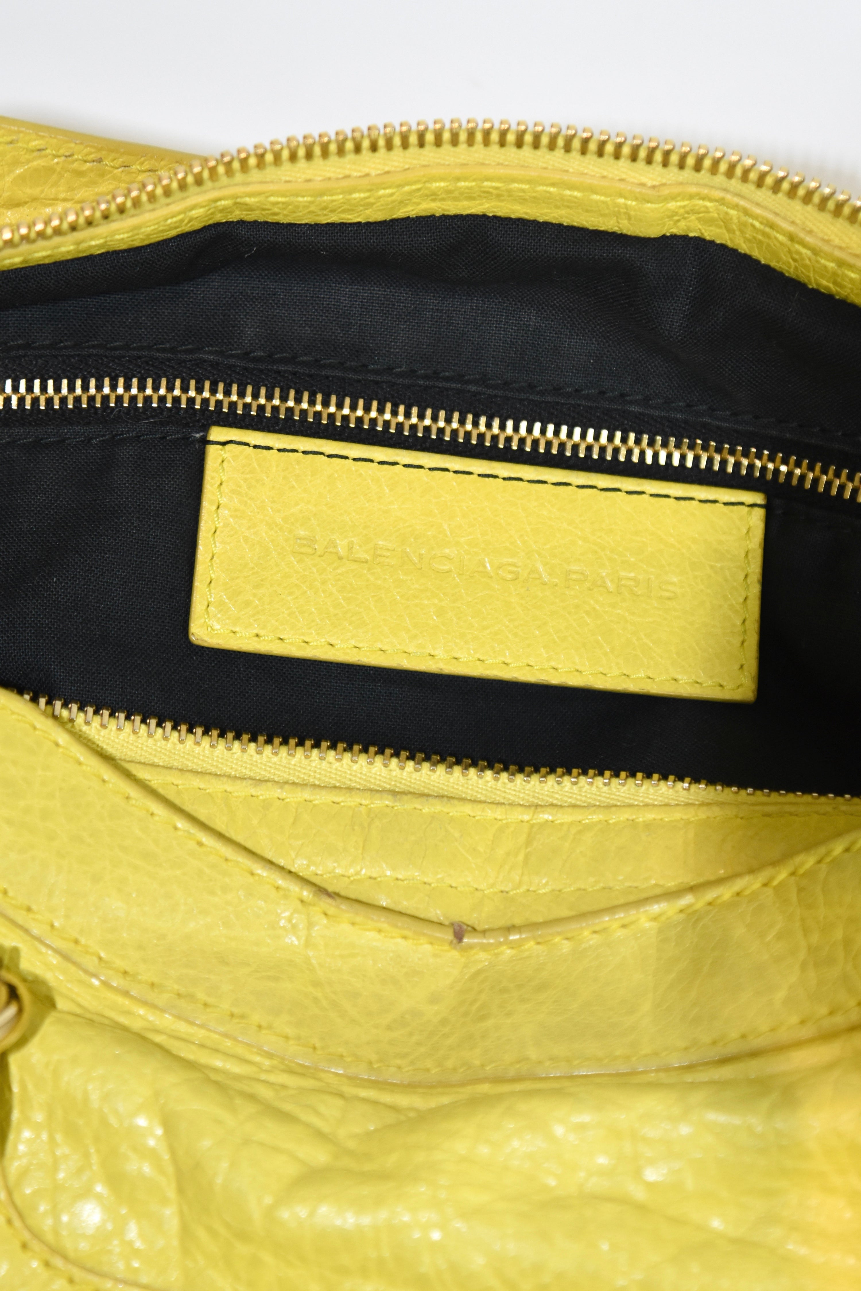 Balenciaga Bright Yellow Medium City Bag