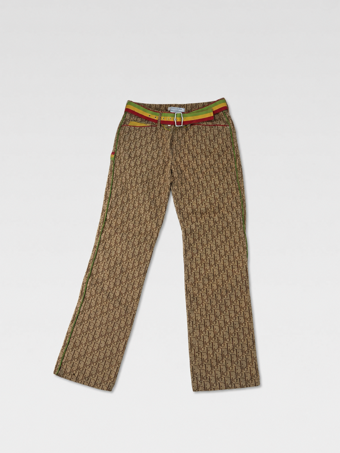 Christian Dior by John Galliano Rasta Monogram Pants – 2004 Runway Jamaica Collection