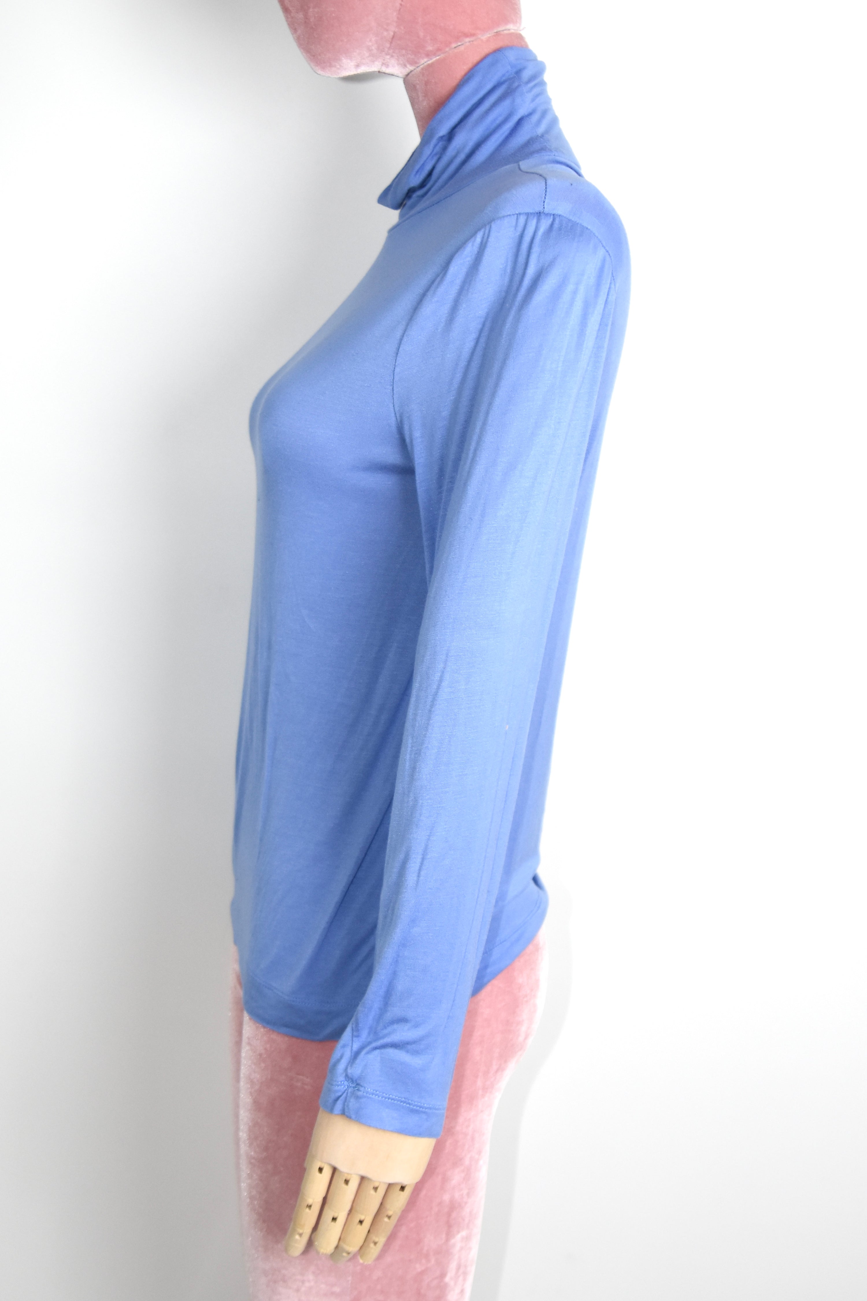 Dries Van Noten Sheer Violet Base Layer Top