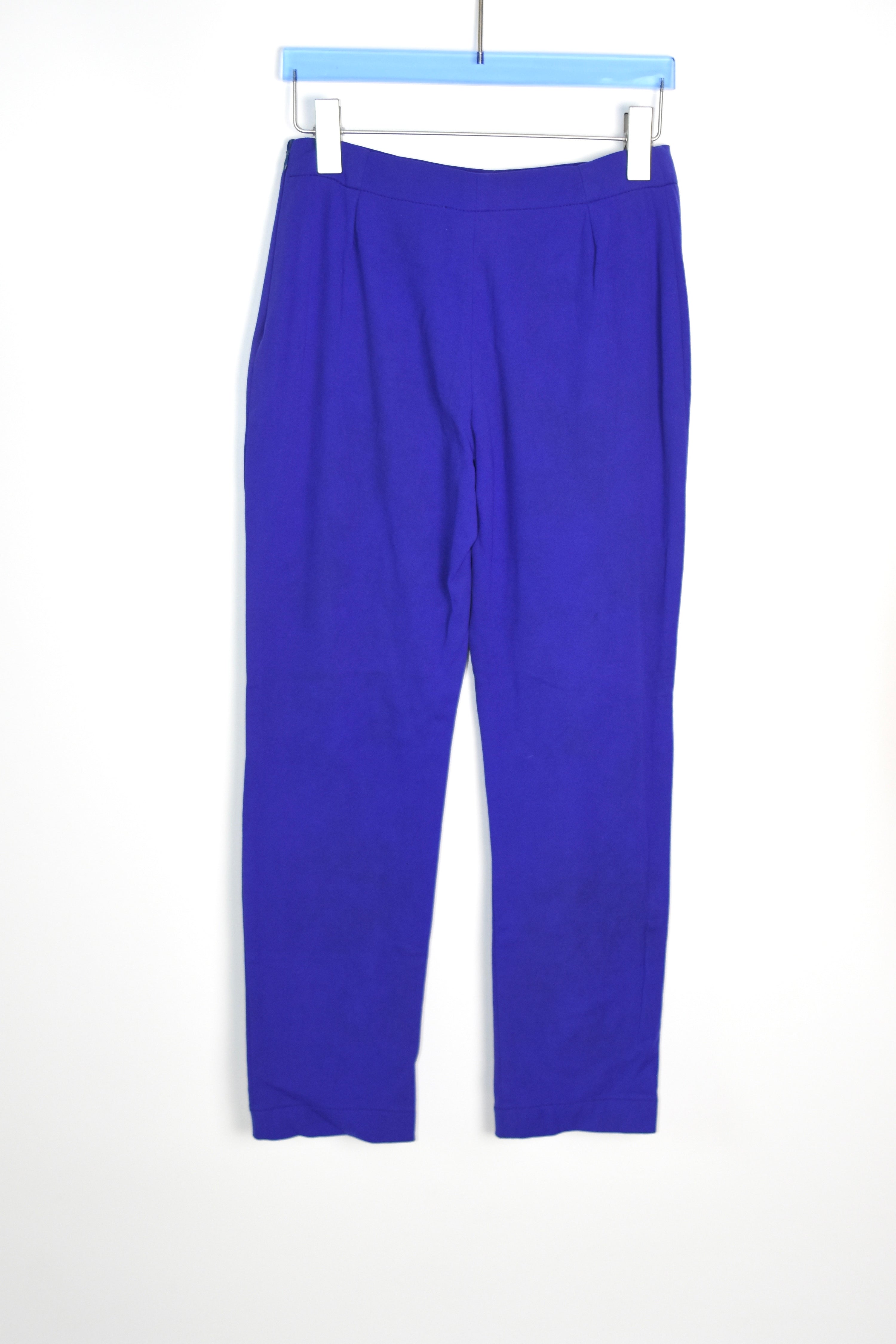 Walter Van Beirendonck “W&LT” Electric Blue Stretch Pants – 1990s Archive Piece