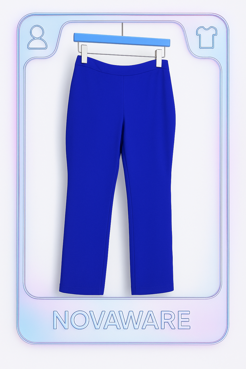 Walter Van Beirendonck “W&LT” Electric Blue Stretch Pants – 1990s Archive Piece