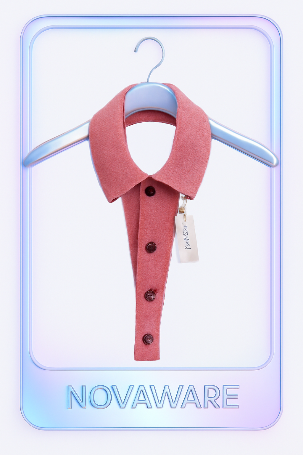 Stefan Cooke Pink Knitted Collar
