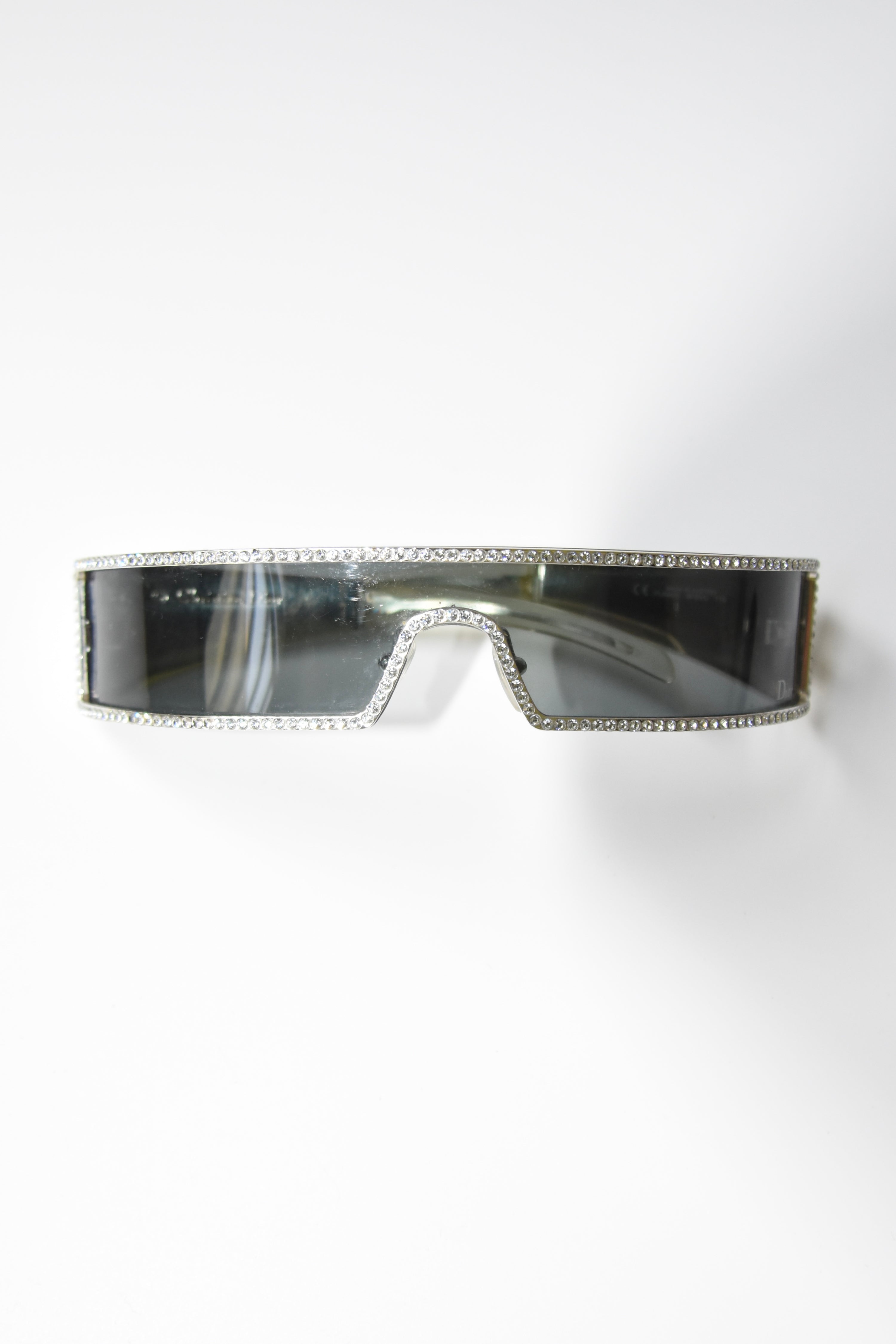 Christian Dior by John Galliano Swarovski Cyber Visor Sunglasses