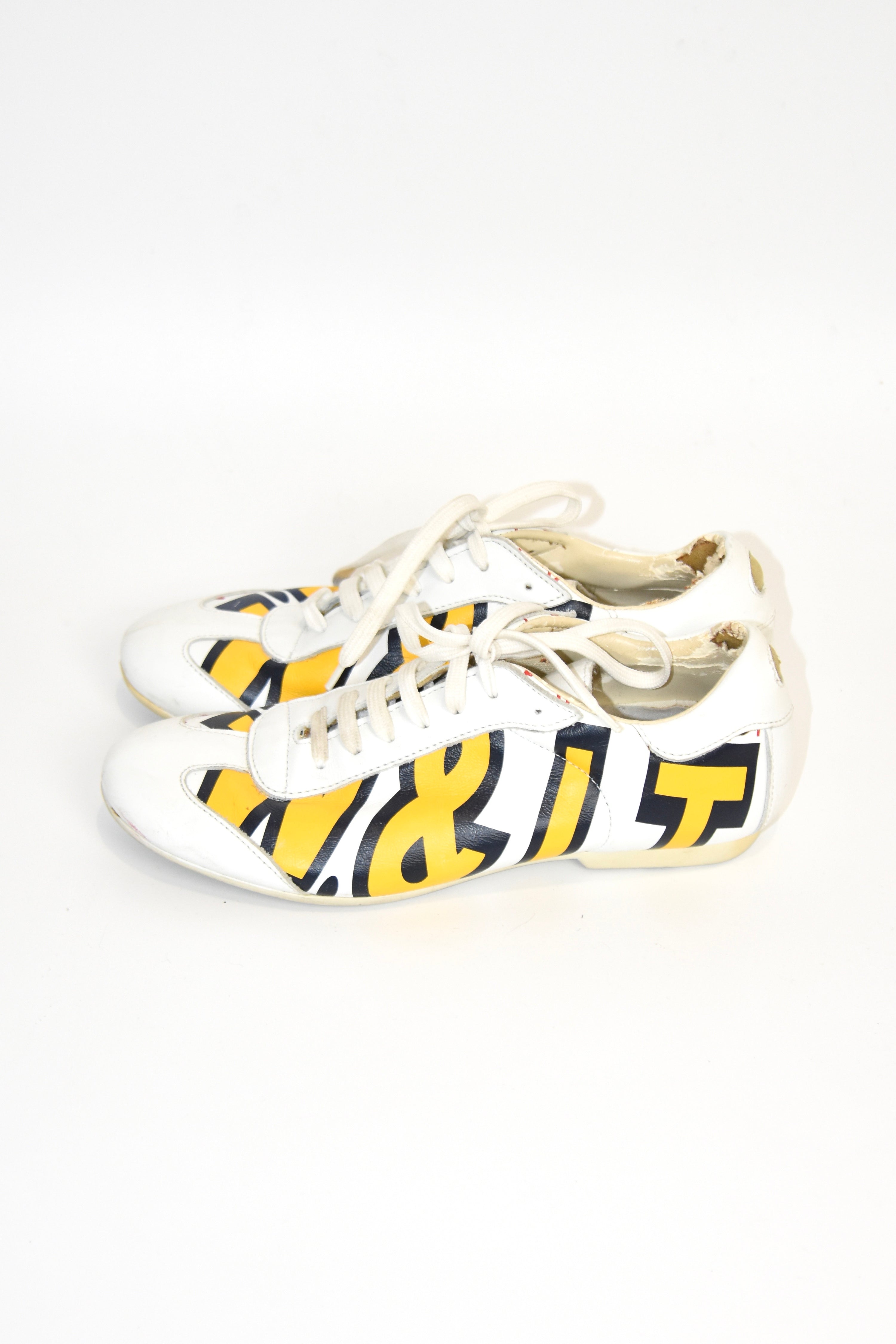 Walter Van Beirendonck Retro-Futuristic Logo Sneakers