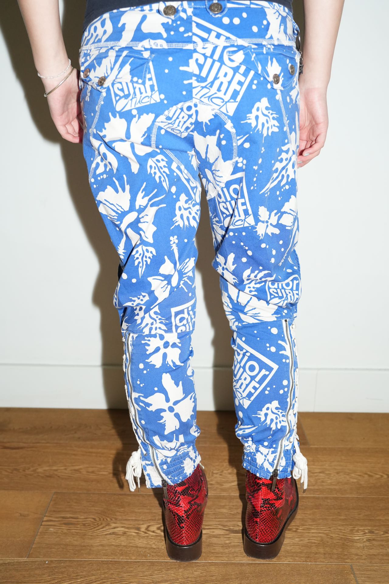 Christian Dior S/S 2004 “Dior Surf Chick” Lace-Up Pants